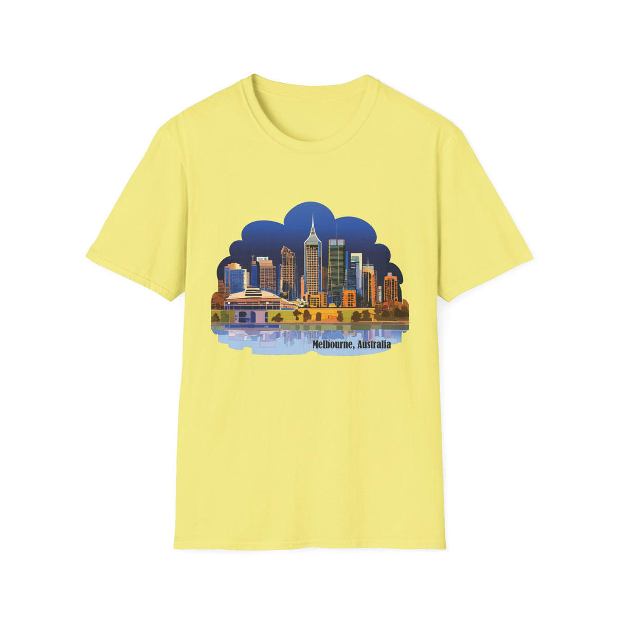 Melbourne Skyline T-Shirt | Cityscape Illustration
