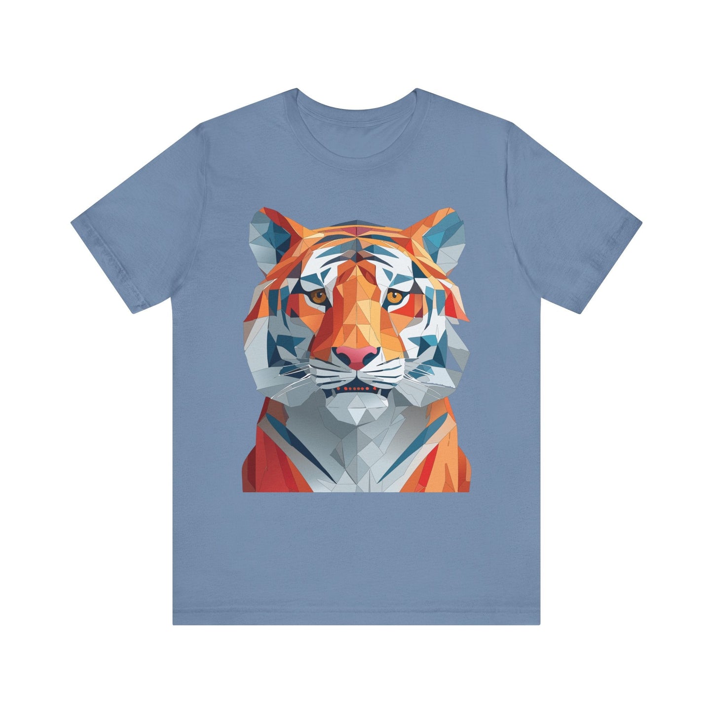 Unisex Animal Shirt With Art Design And Wildlife Theme Short Sleeve Tee For Everyday Wear