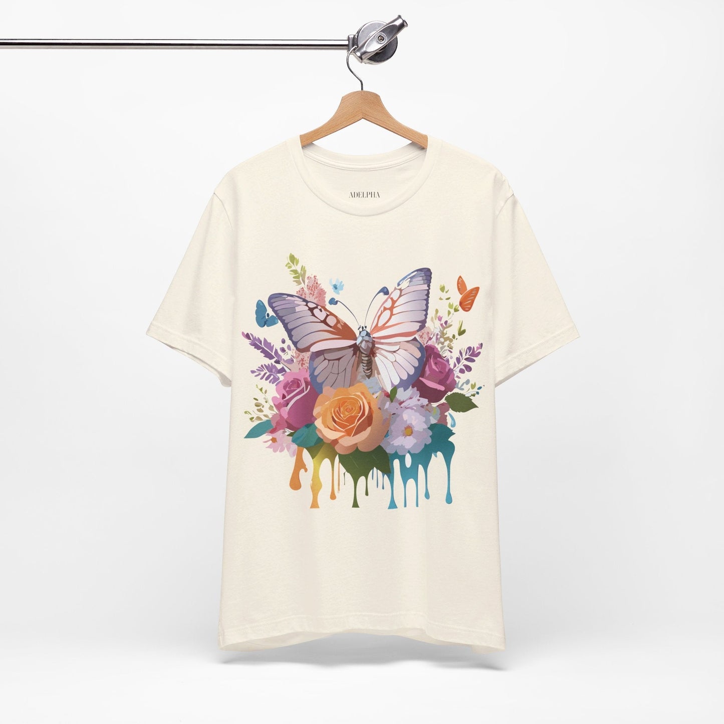 Butterfly Graphic Tee Unisex Jersey Short Sleeve By Adelpha Art Design