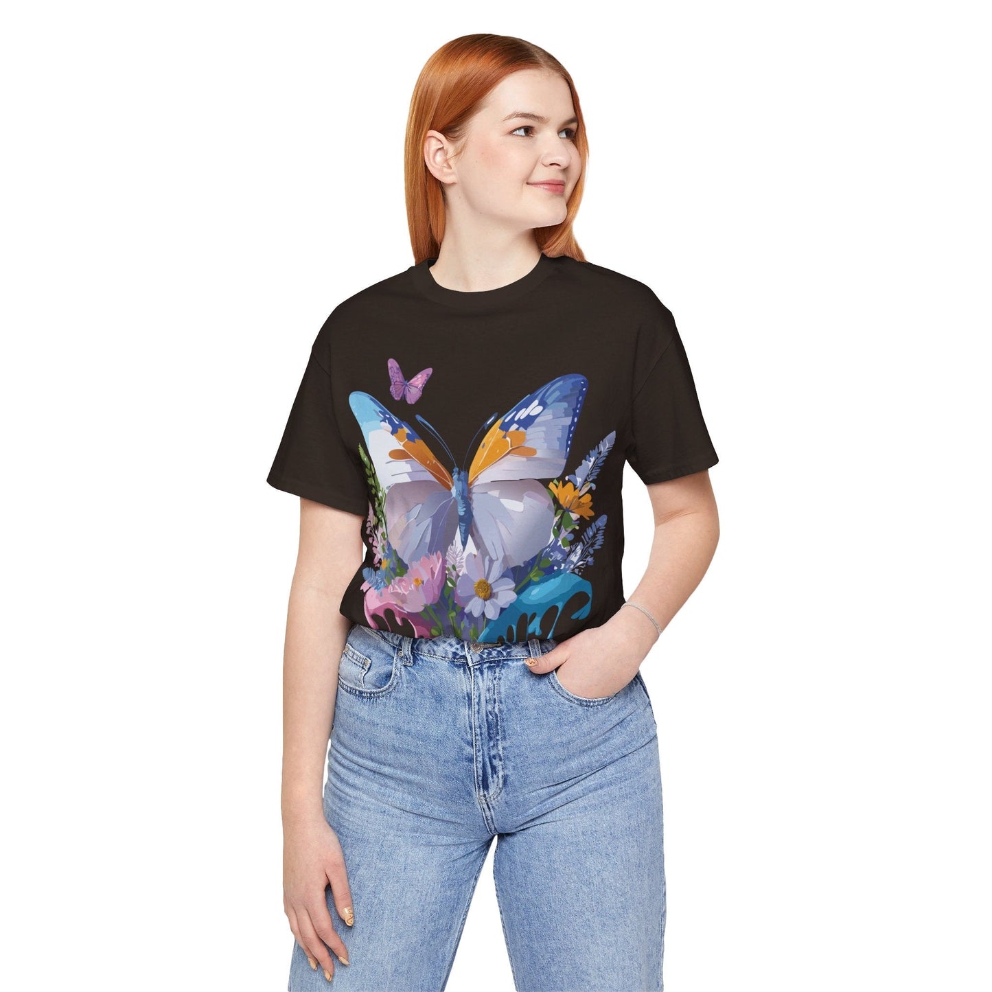 Adelpha Butterfly Graphic Tee Vintage Inspired Unisex Short Sleeve Shirt