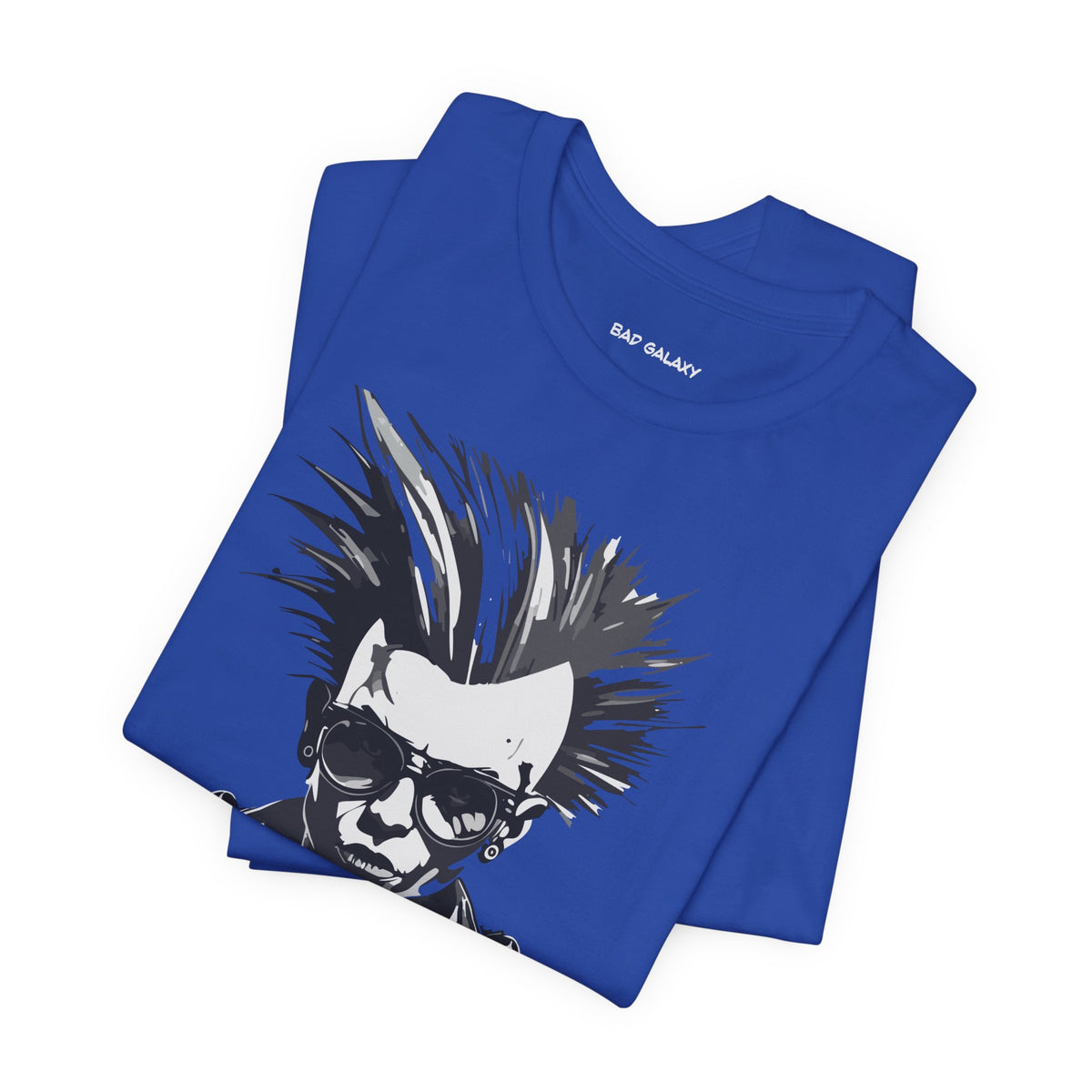 Punk Rock Graphic Unisex Cotton Bella+Canvas Tee with Art Design b40