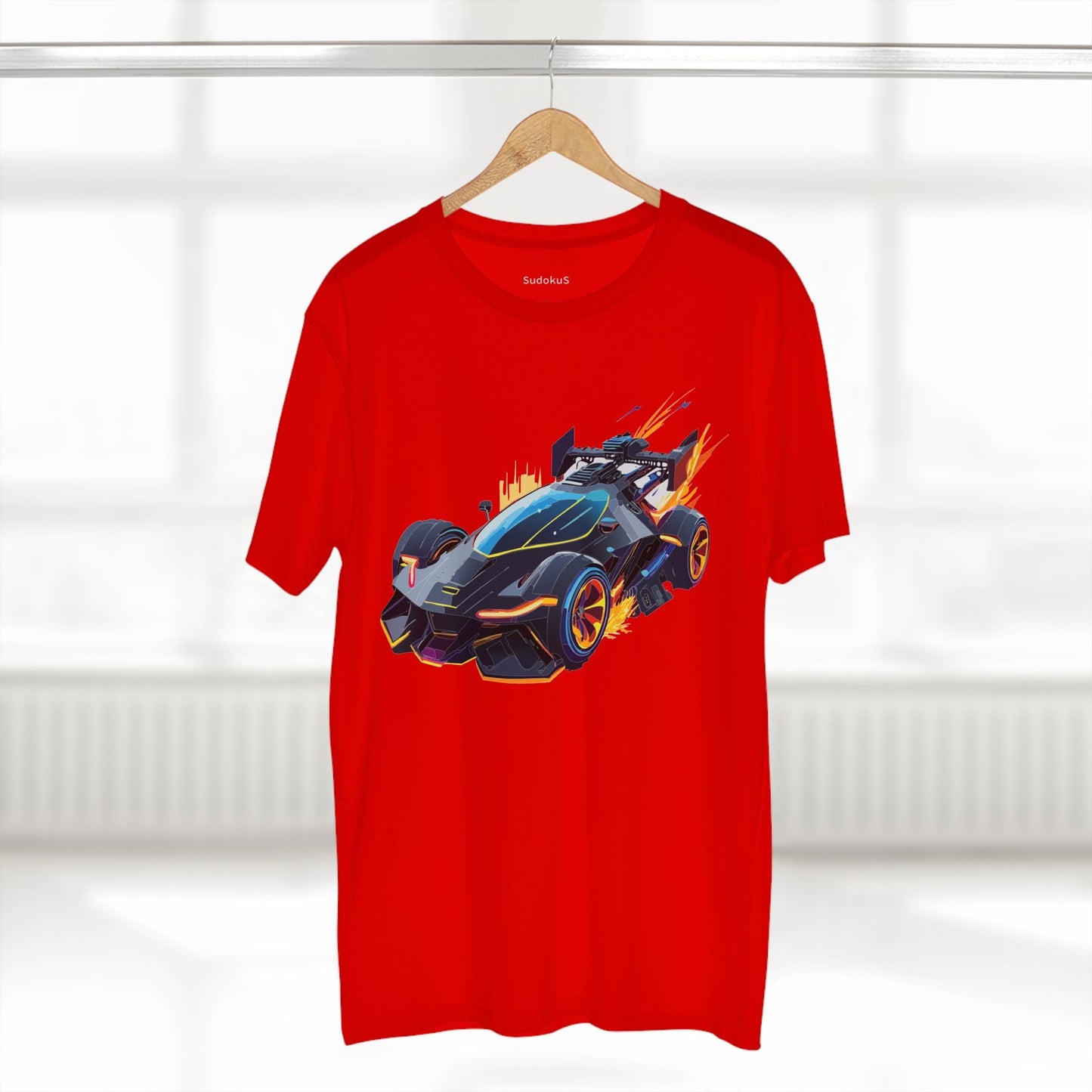 Car Graphic Unisex 100 Cotton Staple Tee 12
