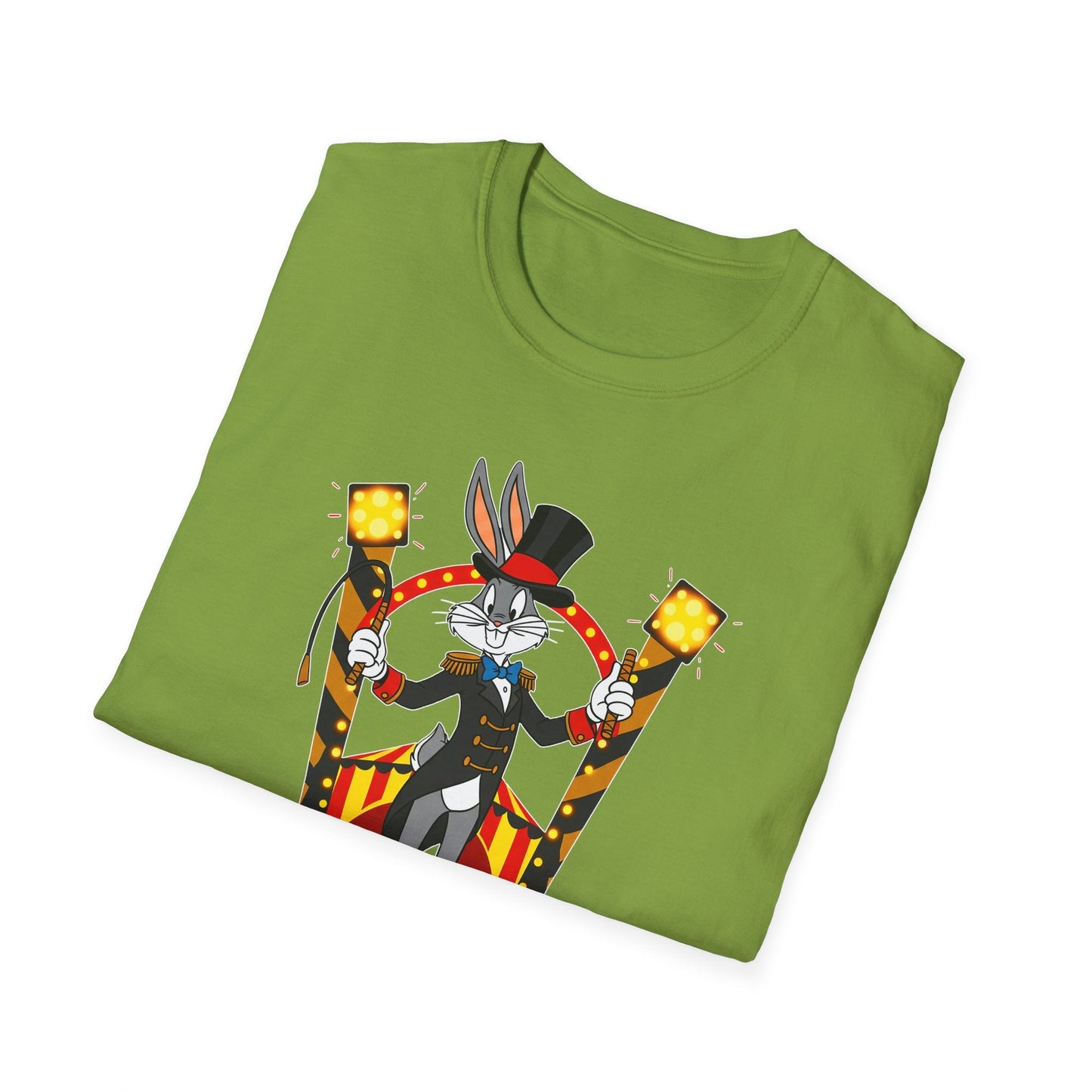 Bugs Bunny T Shirt Unisex Cartoon Tee Gildan Softstyle 64000 Tee Comfort Cotton Fabric