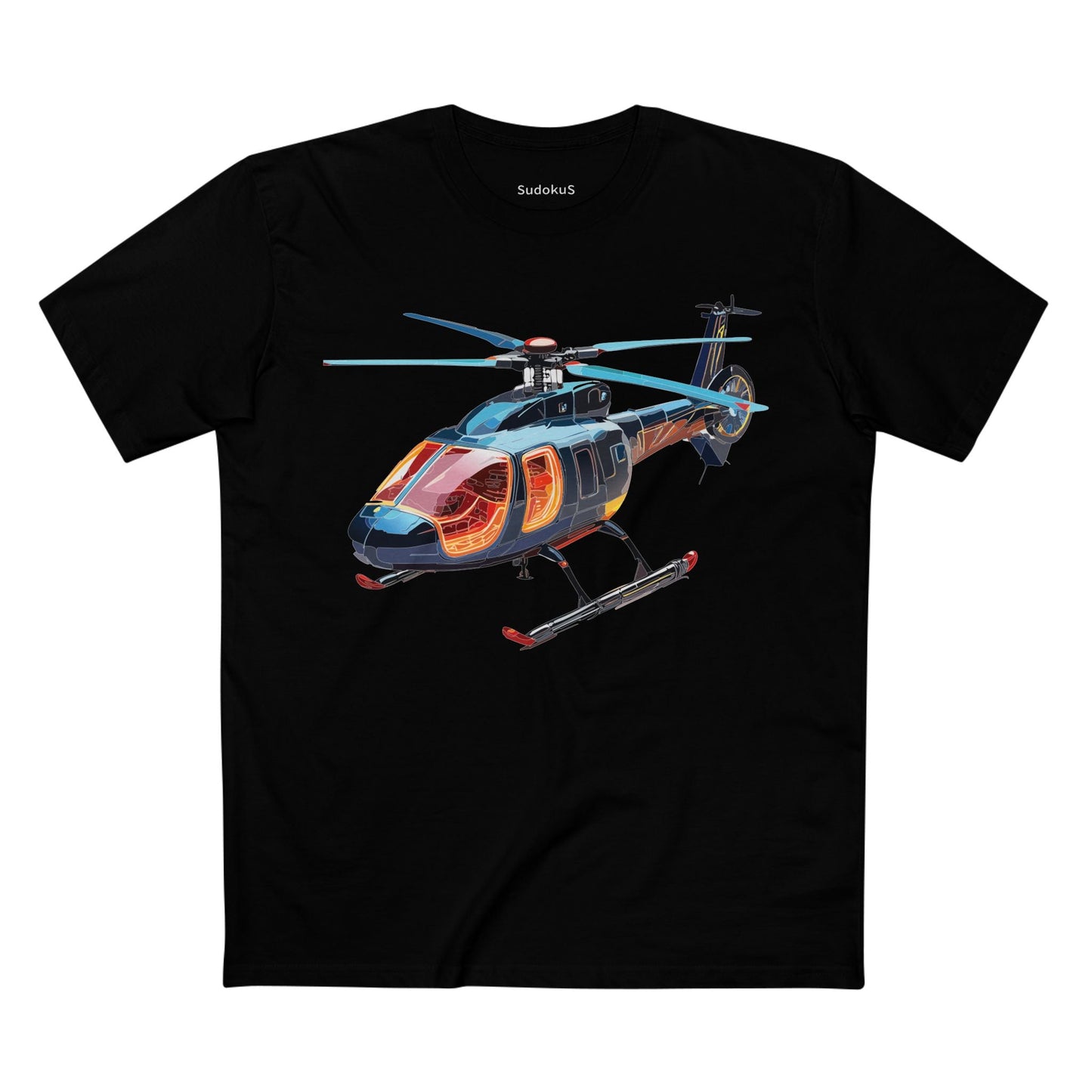 Chopper Graphic Unisex 100 Cotton Staple Tee 12