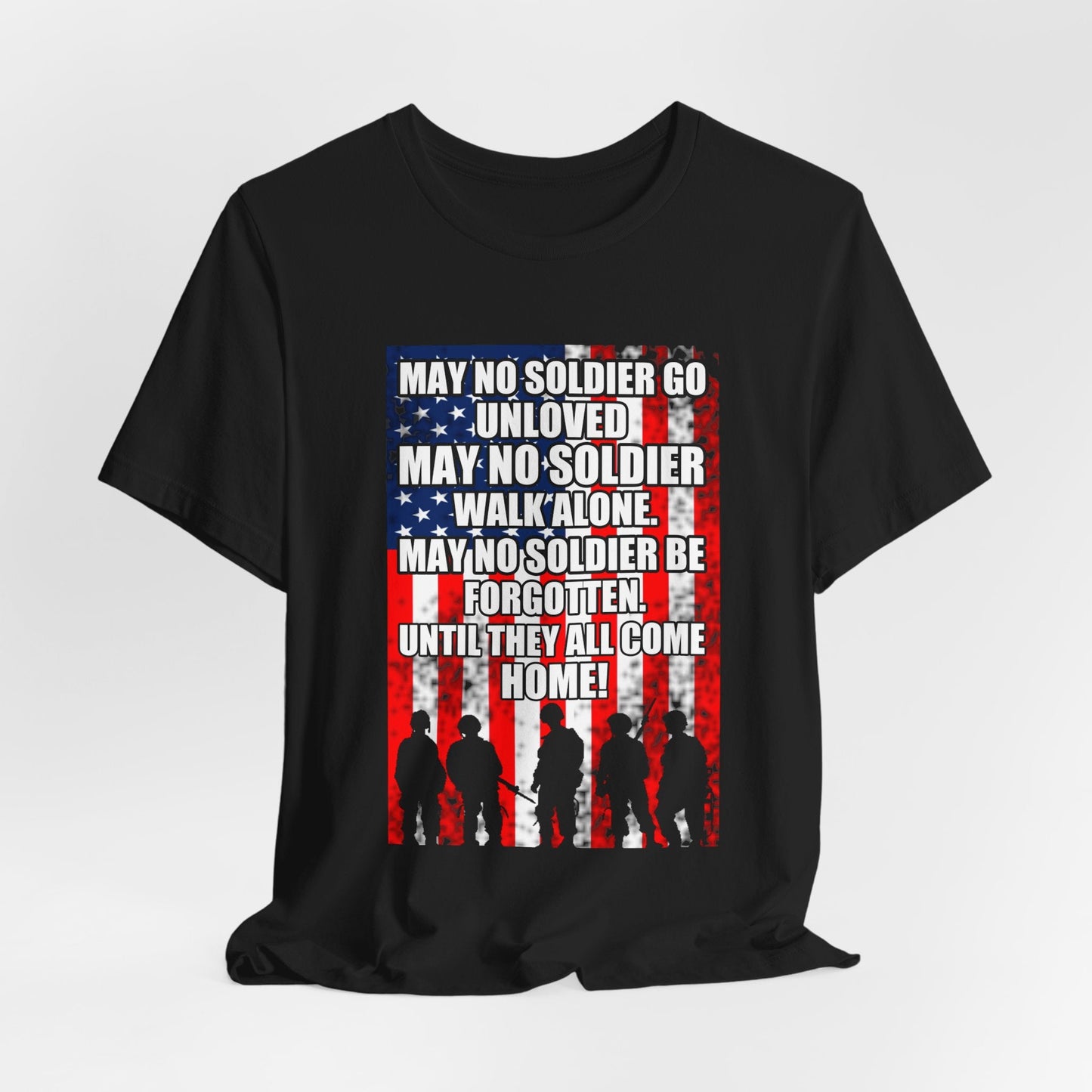 Army Veteran Patriotic Graphic Design Unisex Cotton T-Shirt v49