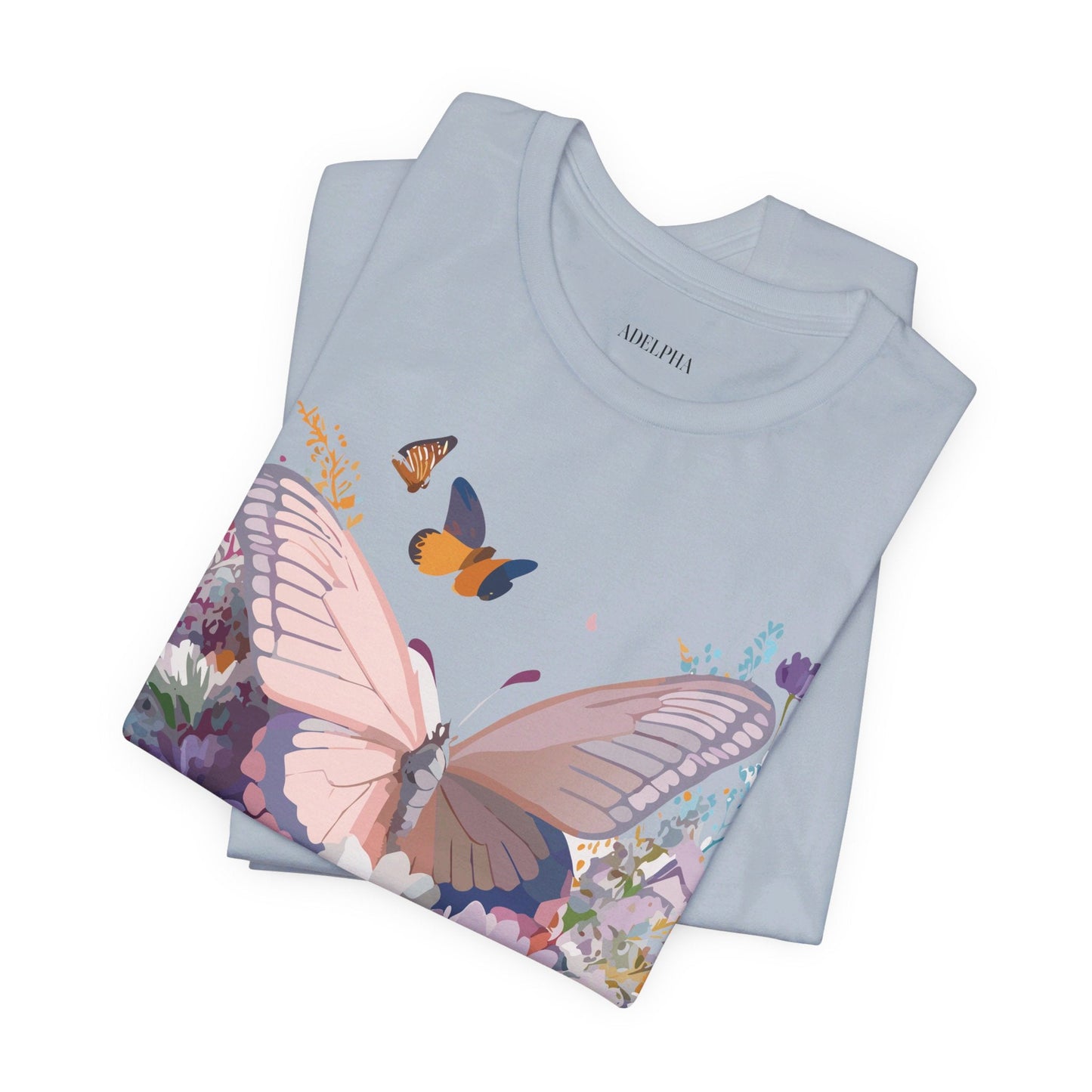 Butterfly Graphic Tee Adelpha Art Design Unisex Short Sleeve Shirt