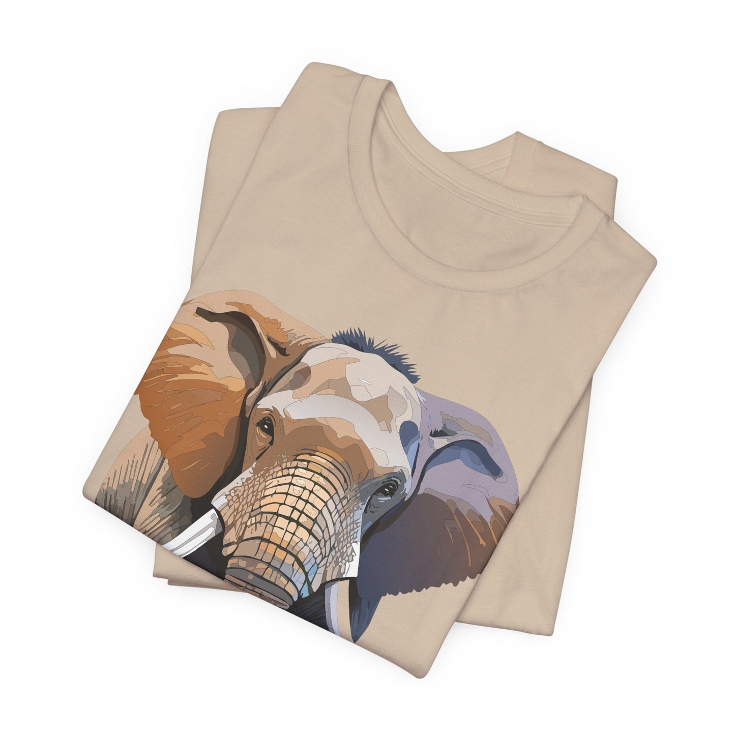 Unisex Animal Art Design Tee Shirt With Wildlife Animals Short Sleeve Everyday Comfort