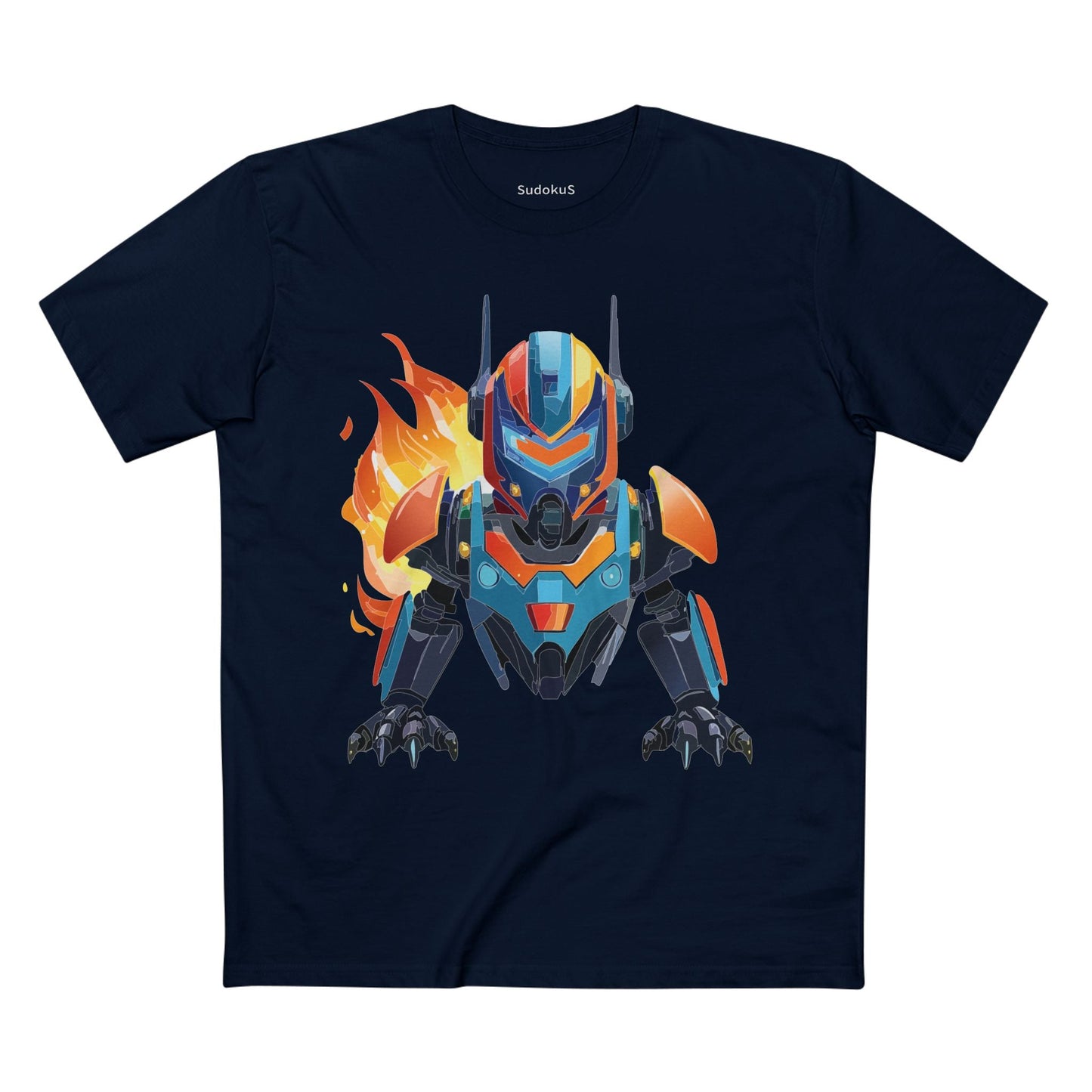 Cyborg Robot Graphic Unisex 100 Cotton Staple Tee 11