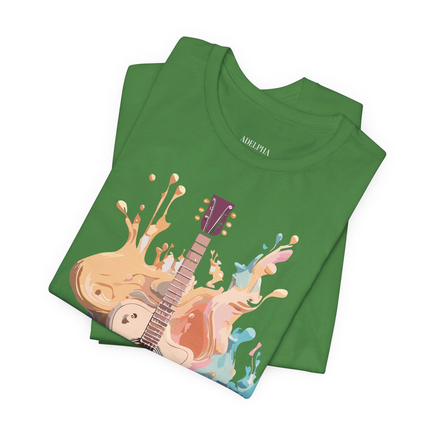 Music Graphic Unisex 100 Cotton Vintage Art with Musical Elements Tee 67