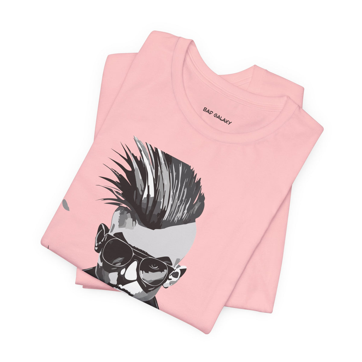 Punk Rock Graphic Unisex Cotton Bella+Canvas Tee with Art Design b30