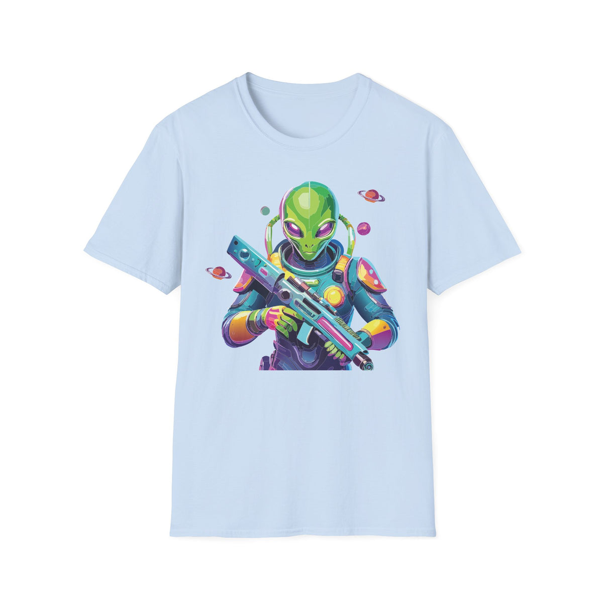 Alien Cosmos Graphic Tee Gildan Unisex 100 Cotton Tee Shirt a3