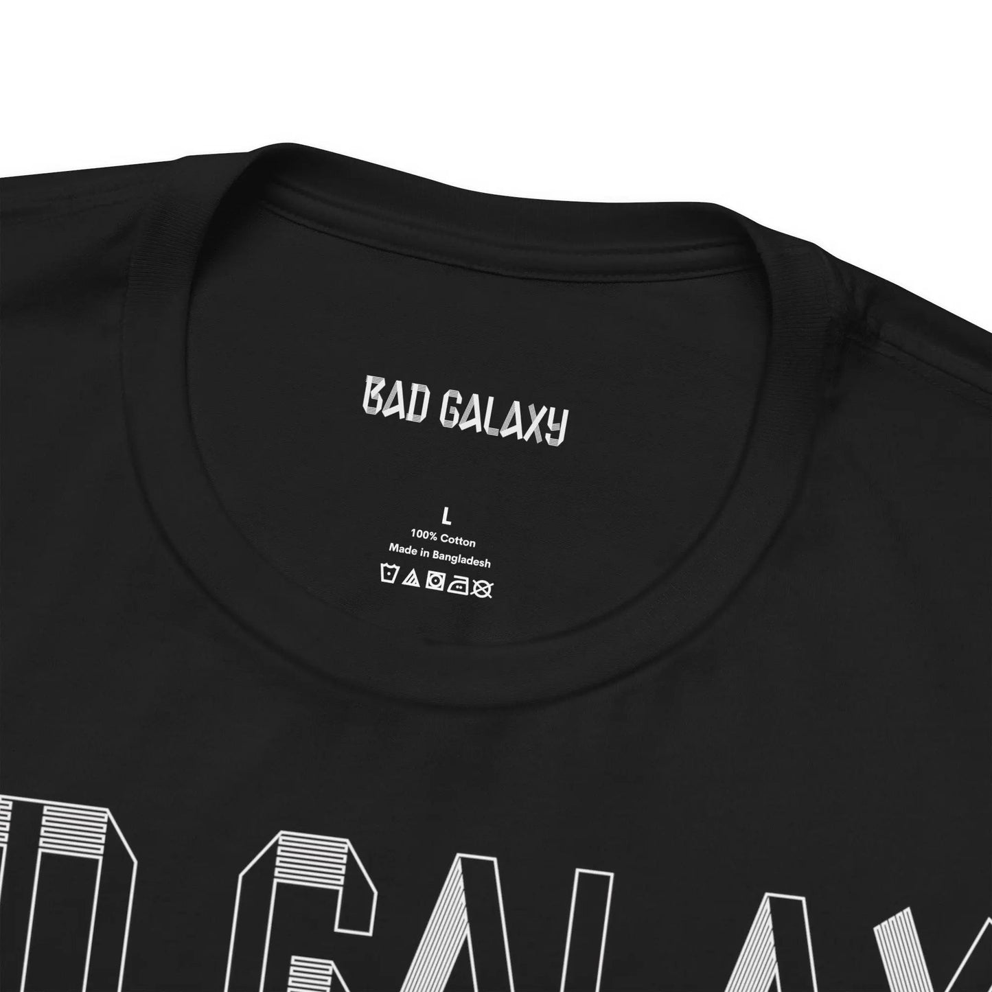 Tee Shirt With Alien From Bad Galaxy 100 Percent Cotton Eco Friendly Inks Made In USA