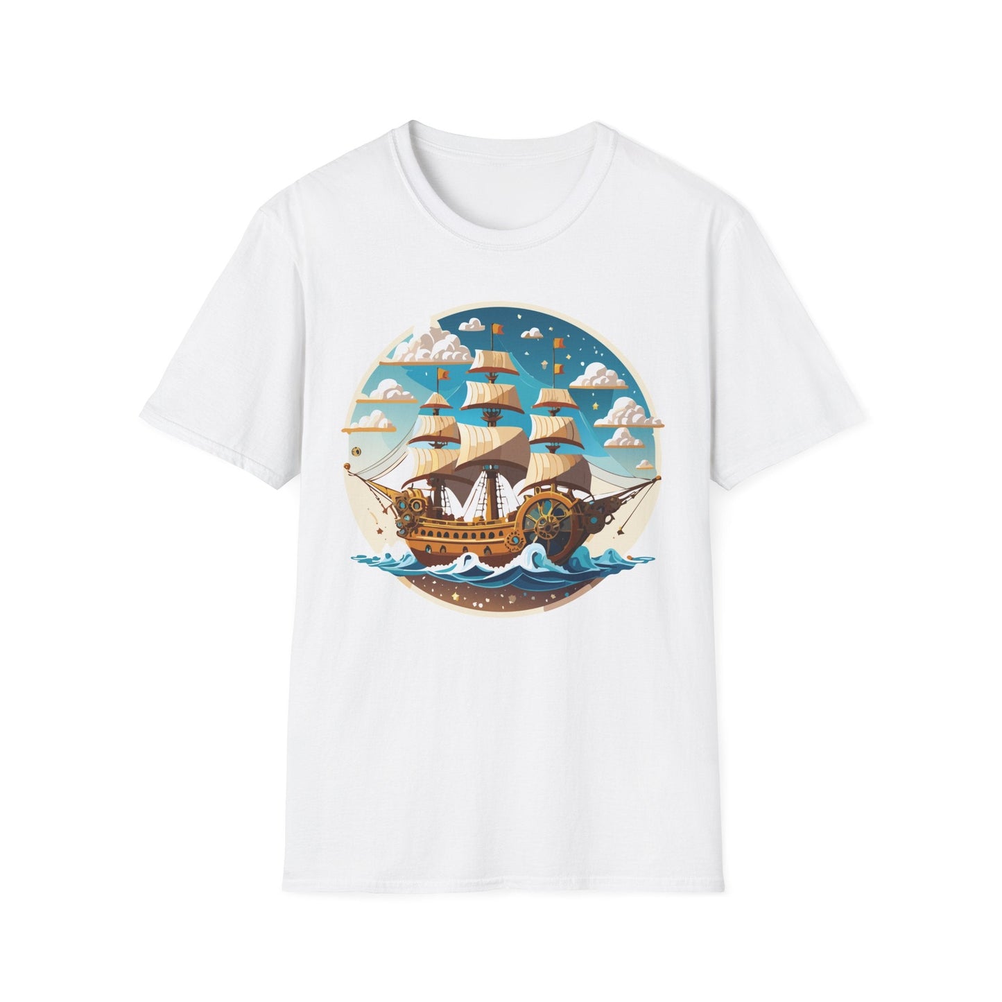 Ship T Shirts Frigate T Shirts Vessel Tee Shirt Unisex Gildan Softstyle 64000 Premium