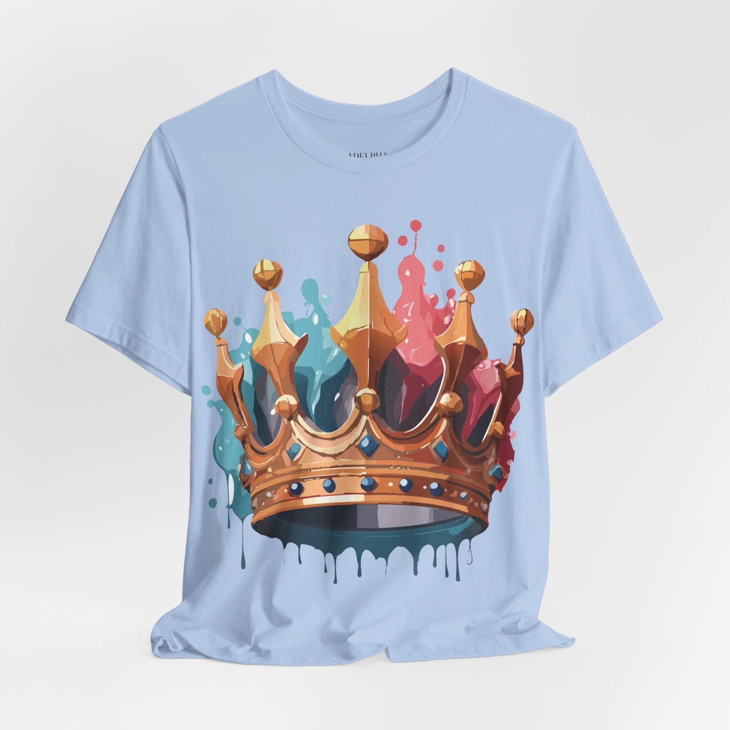 Adelpha Crown Graphic Tee Unisex Vintage Inspired Art Design Short Sleeve Premium Quality