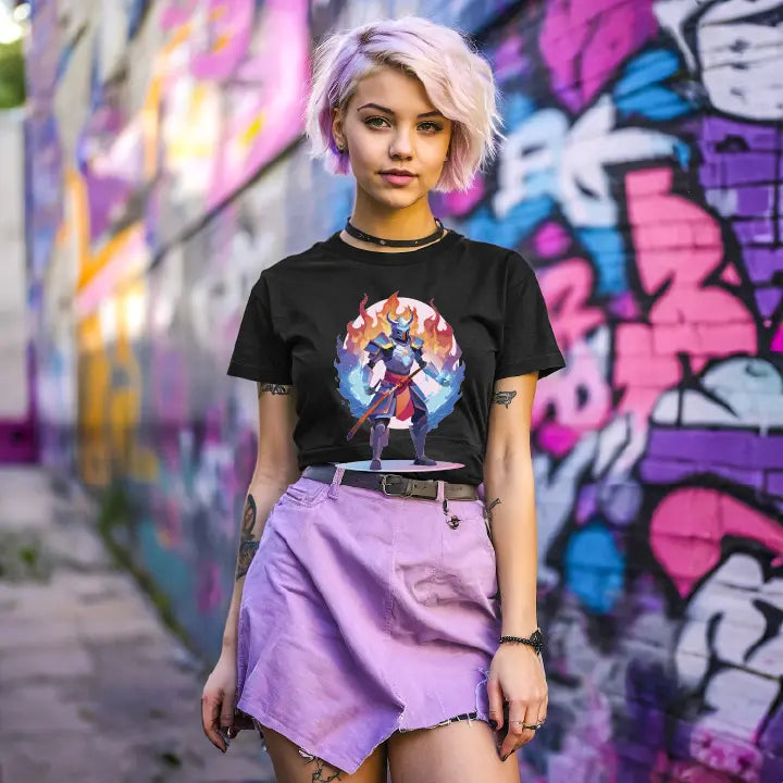 Samurai Graphic Unisex 100 Cotton Staple Tee 23