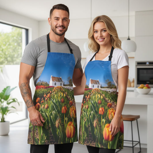 Home 100% Polyester Stain-resistant 31.5 x 25.6  Art Print Canvas Apron 6