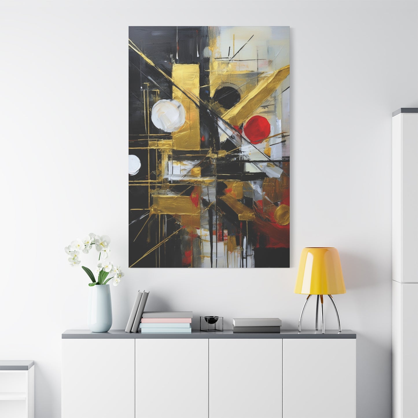 Abstract Oil Painting Print Canvas 20x24,20x30,24x30 24x32,24x36,30x40 32x48,36x48,40x60 Pine-Wood Inner Frame ABS-185