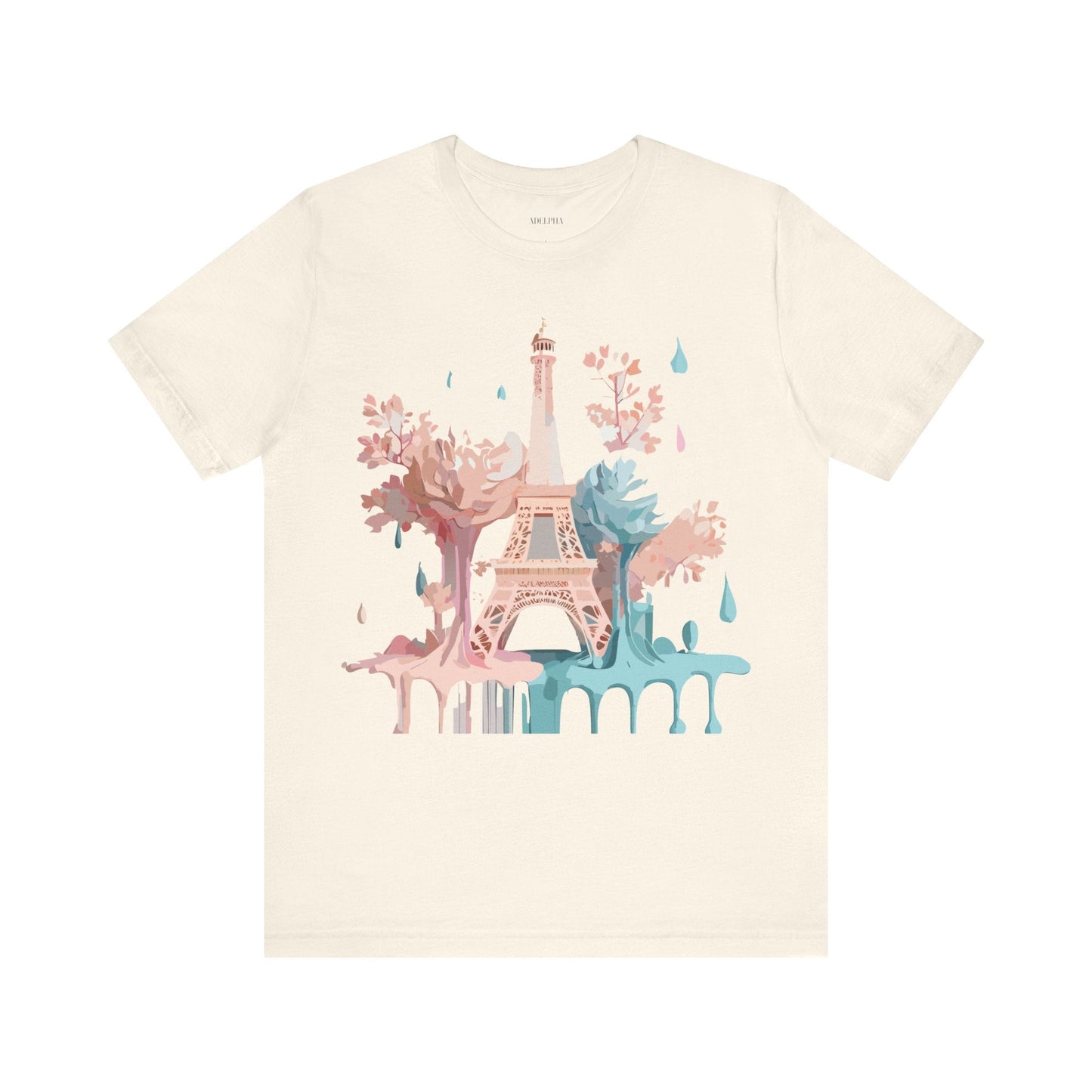 Paris Tourist Shirt Graphic Tee Unisex Vintage Inspired Art Adelpha Premium Quality