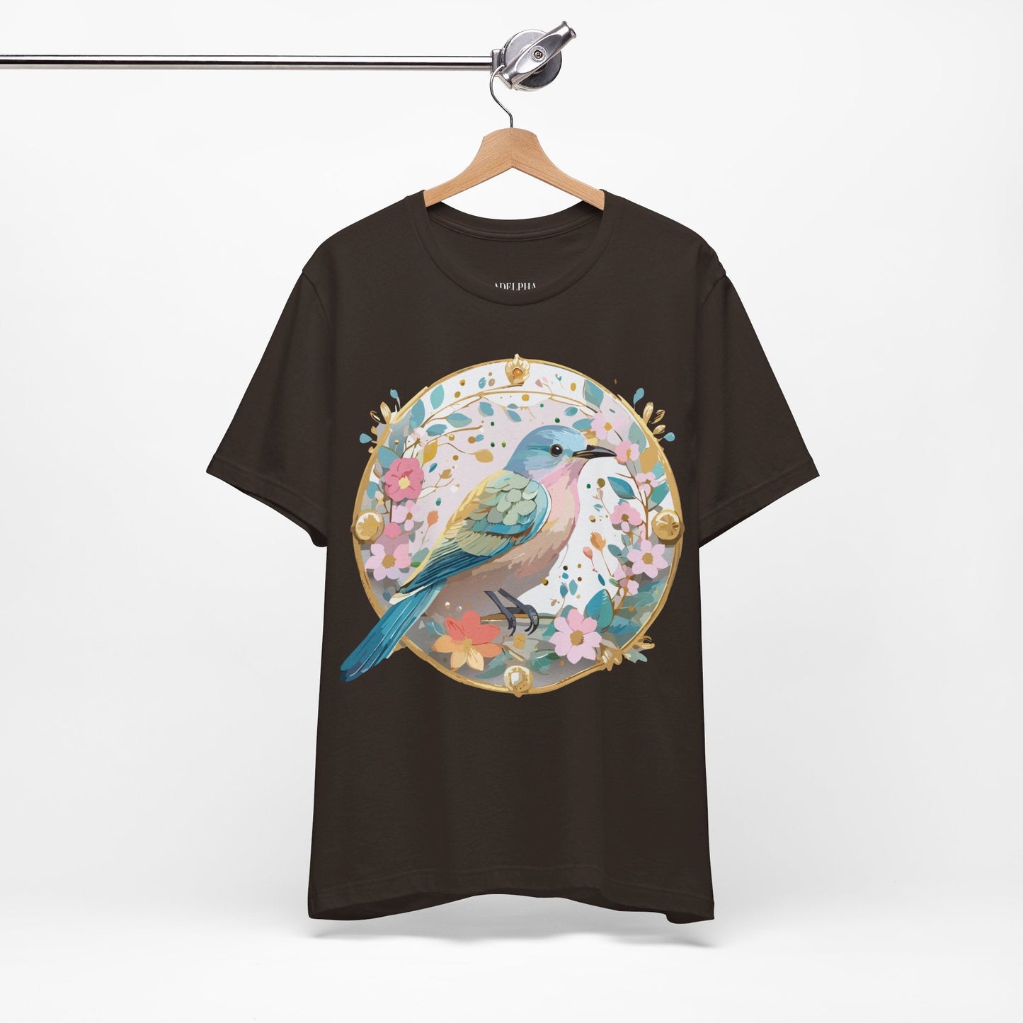 Medallion Graphic Unisex 100 Cotton Vintage Animal Medal Artwork Tee 77
