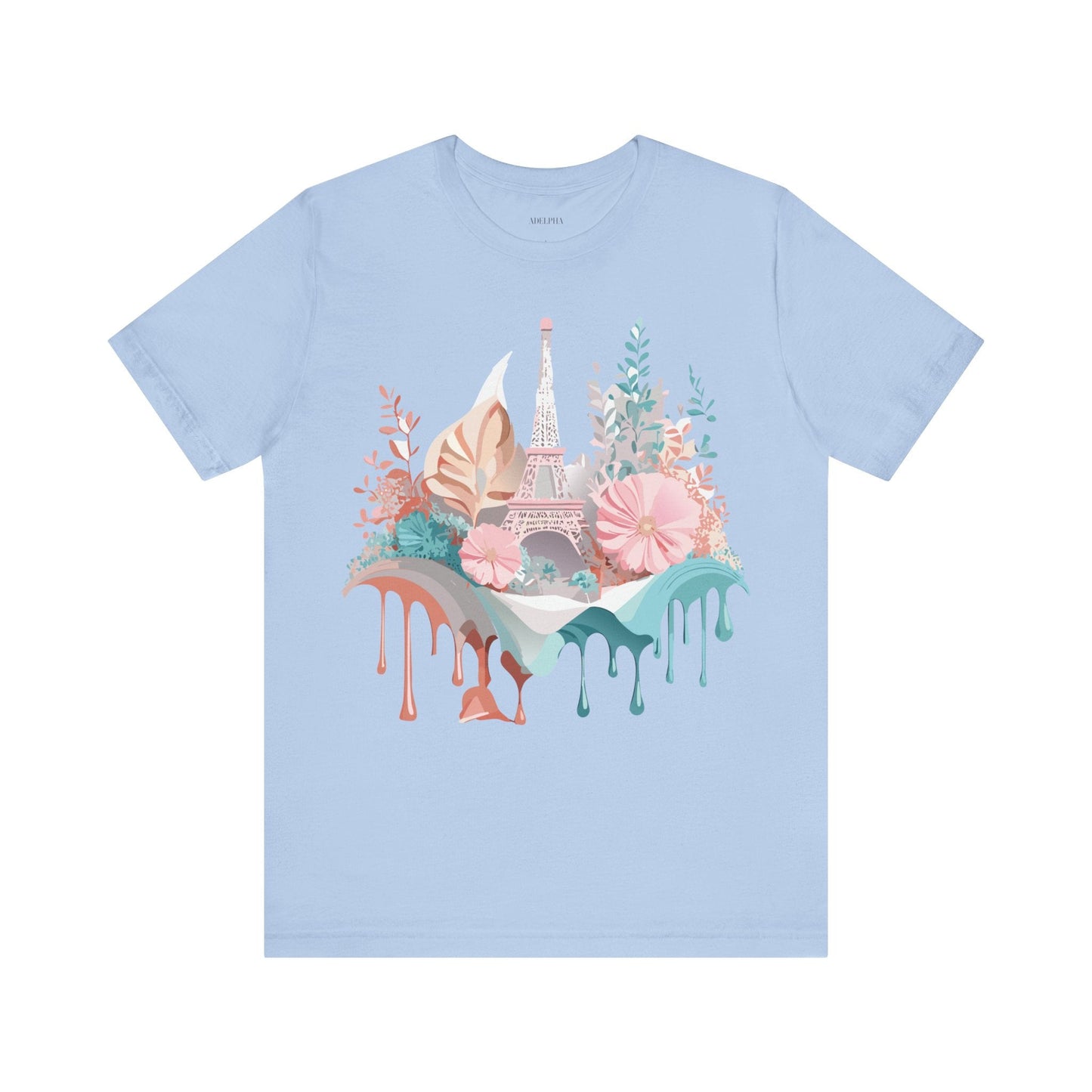 Adelpha Paris Graphic Tee Unisex Short Sleeve Shirt Vintage Art Design Premium Artwork