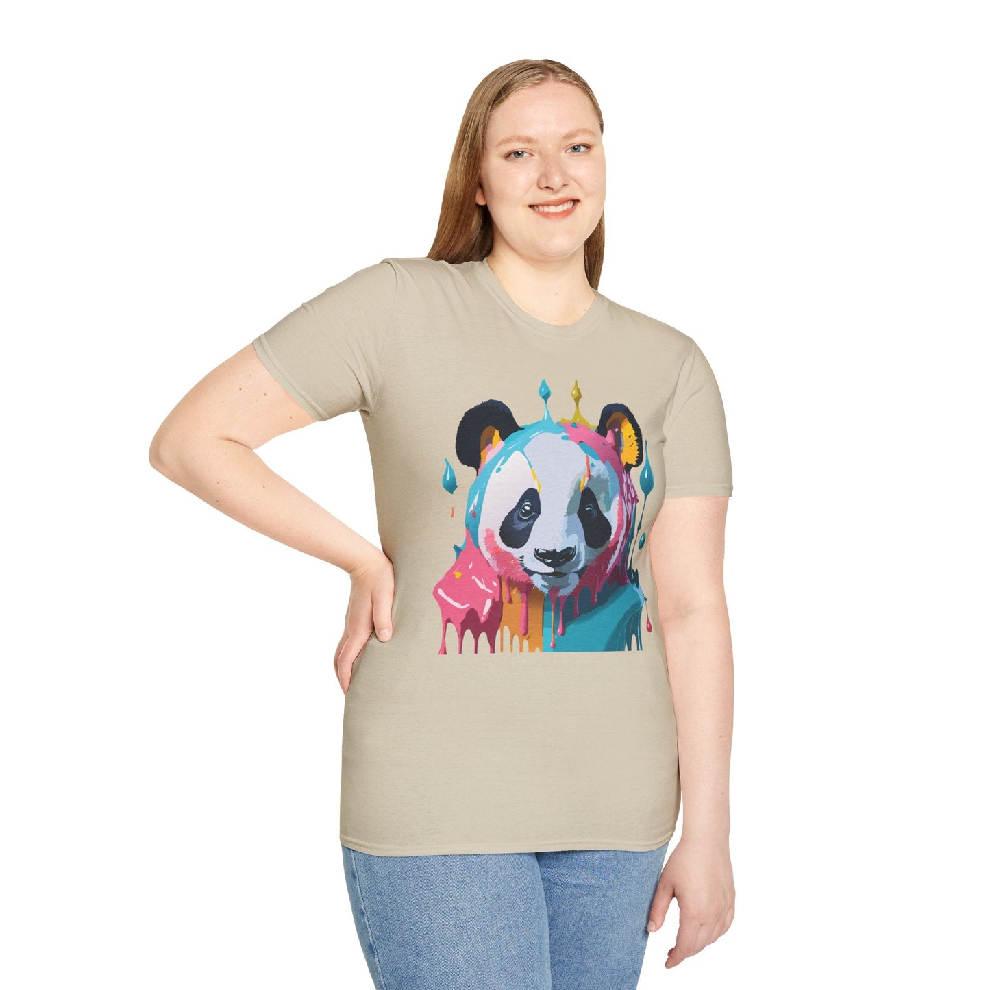 Panda Shirt Unisex T Shirt Panda Lover Gift Gildan Softstyle Tee 100 Percent Cotton
