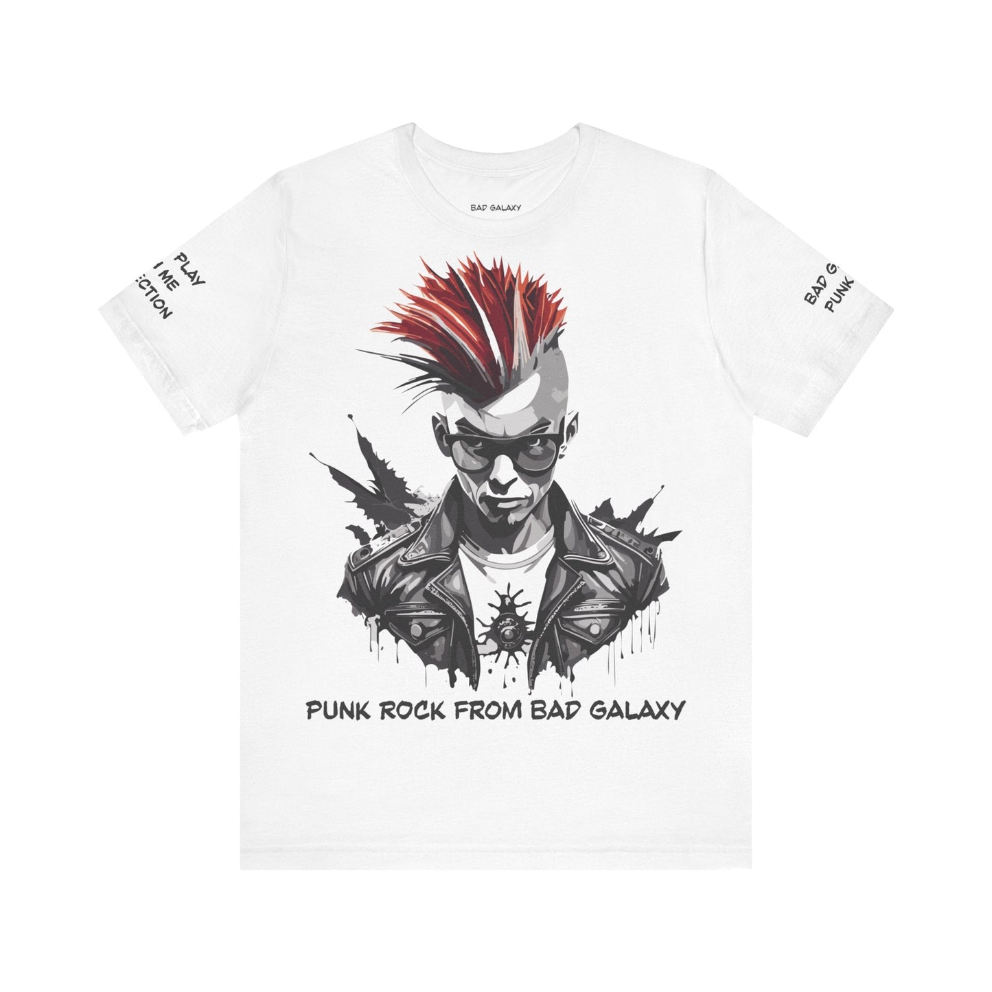 Punk Rock Tee Shirt Made In USA Free Shipping 100 Percent Cotton With Durable Stitching