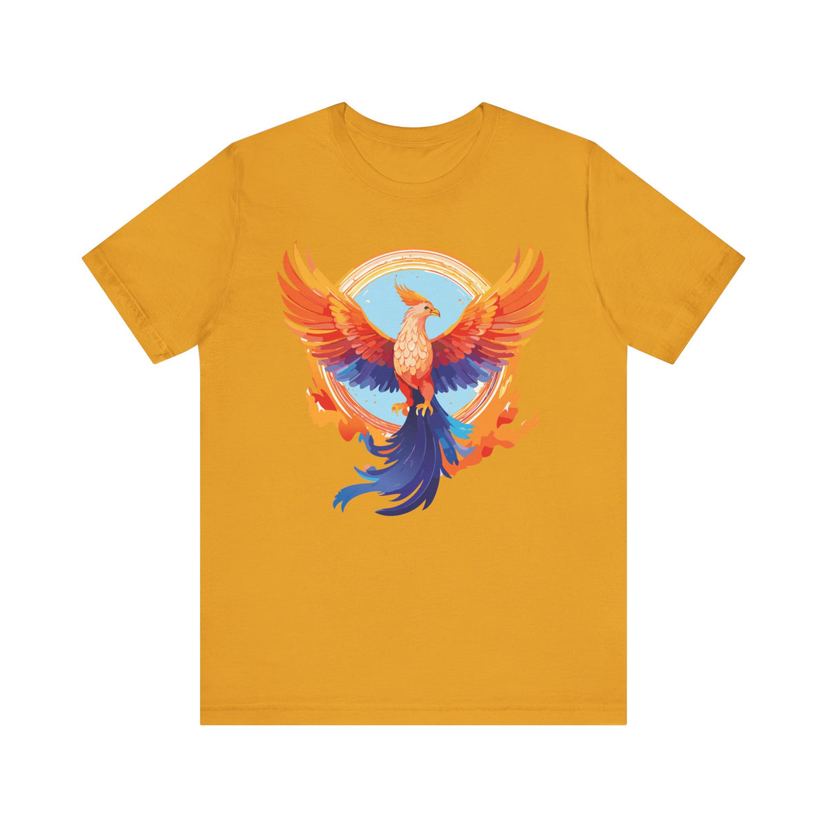 Bird Graphic Unisex Cotton Bella+Canvas Tee with Art Animal Design ab57