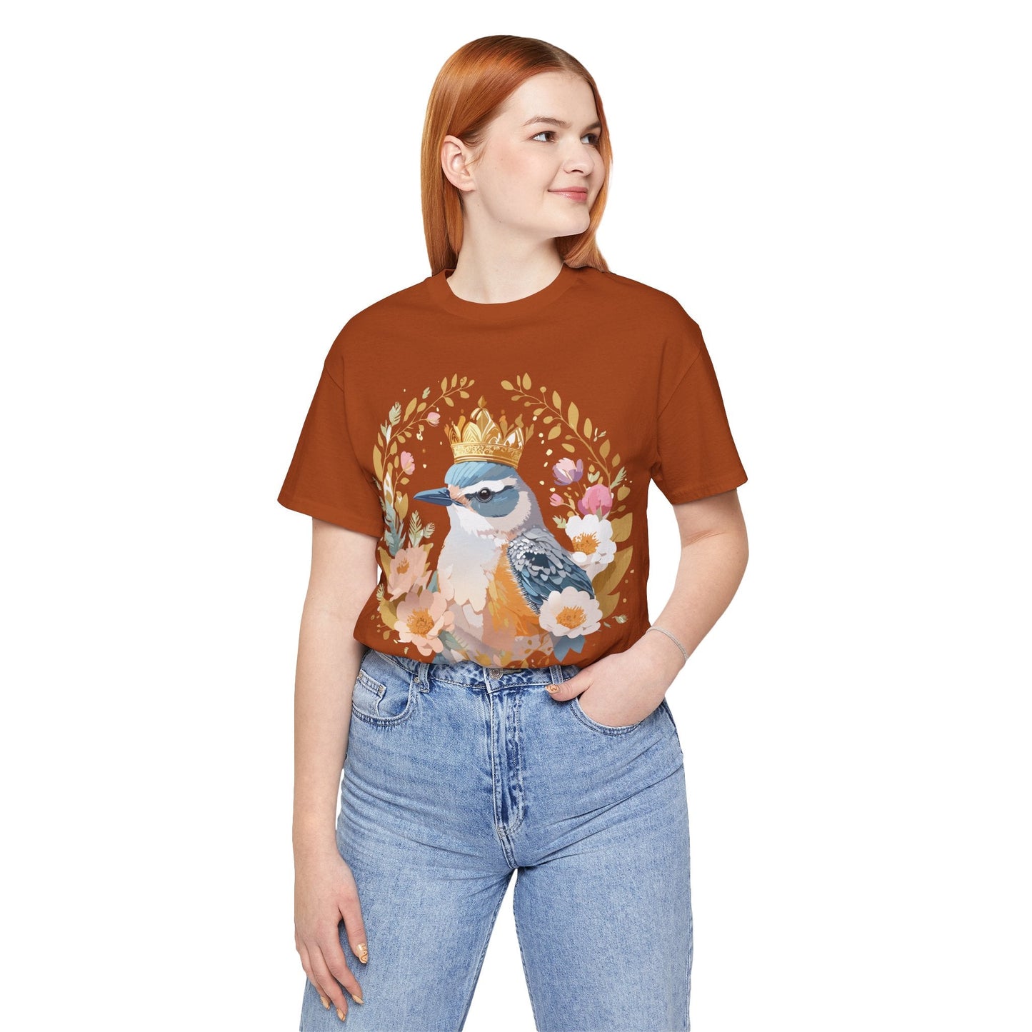 Adelpha Medallion Graphic Tee Unisex Short Sleeve Vintage Inspired Art Design Apparel