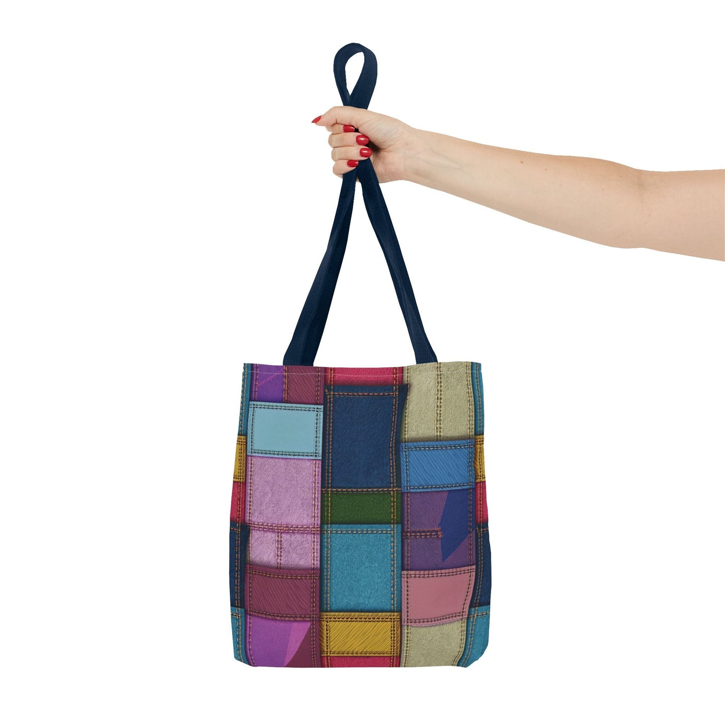 Denim Canvas Bag, Tote Bag Denim Printify