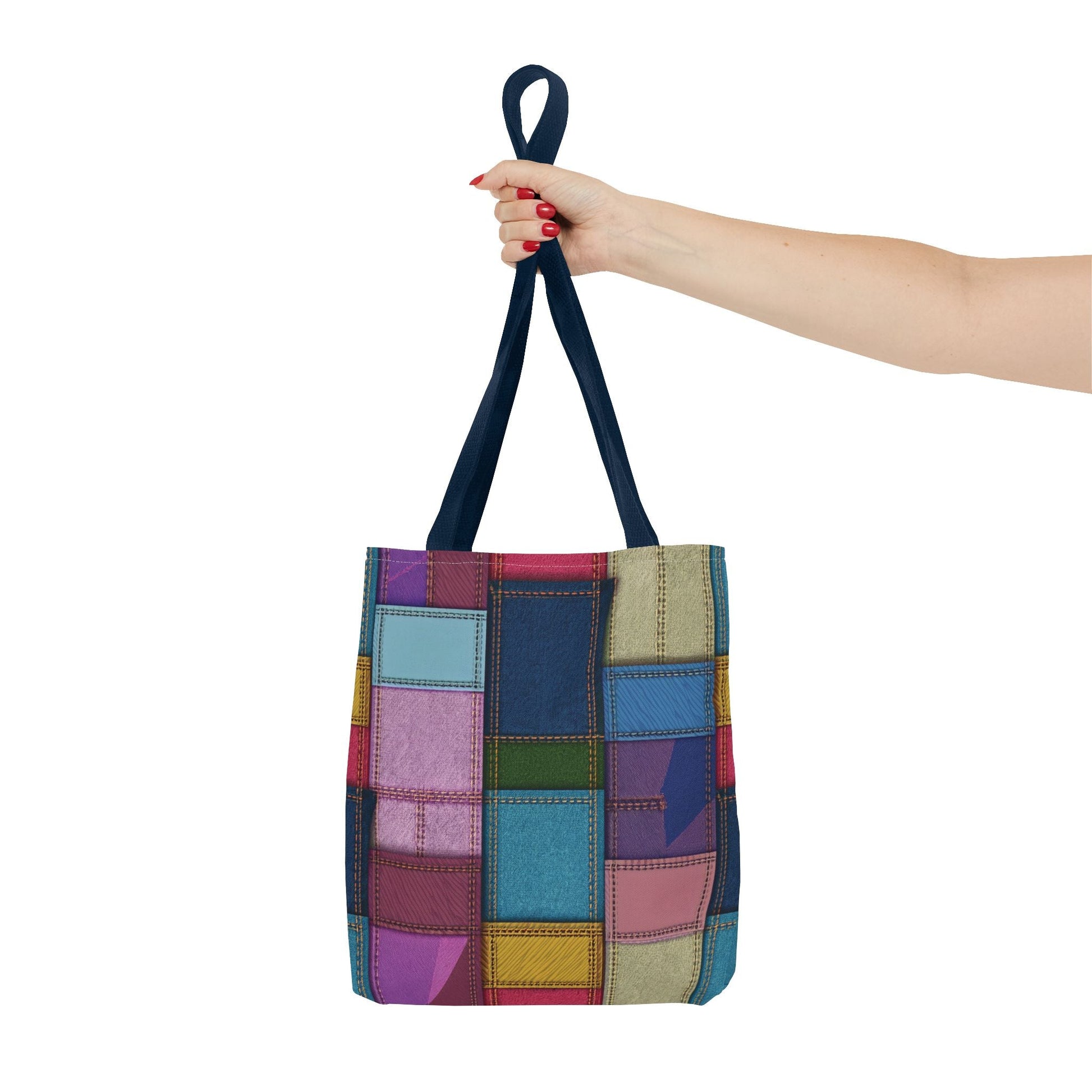 Denim Canvas Bag, Tote Bag Denim Printify