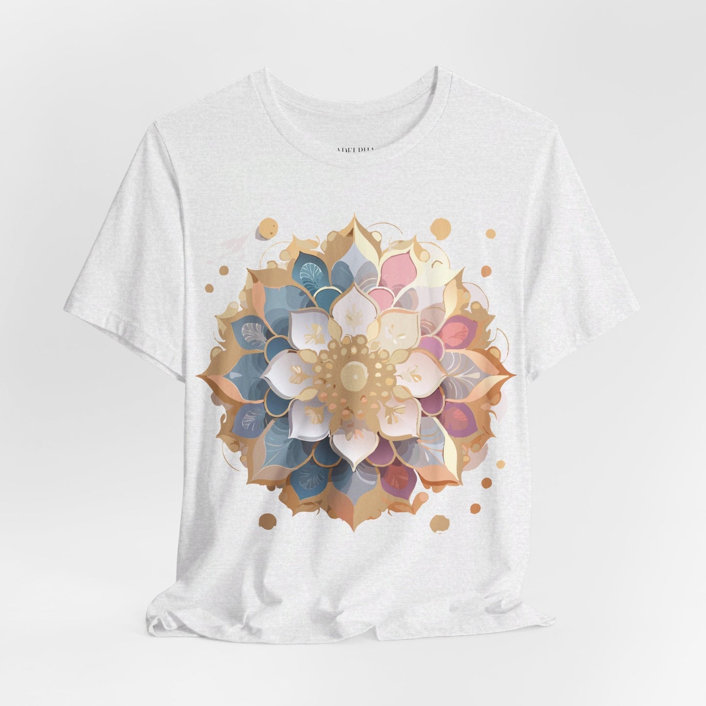 Mandala Graphic Tee For Men And Women By Adelpha Unisex Short Sleeve Art Design Shirt