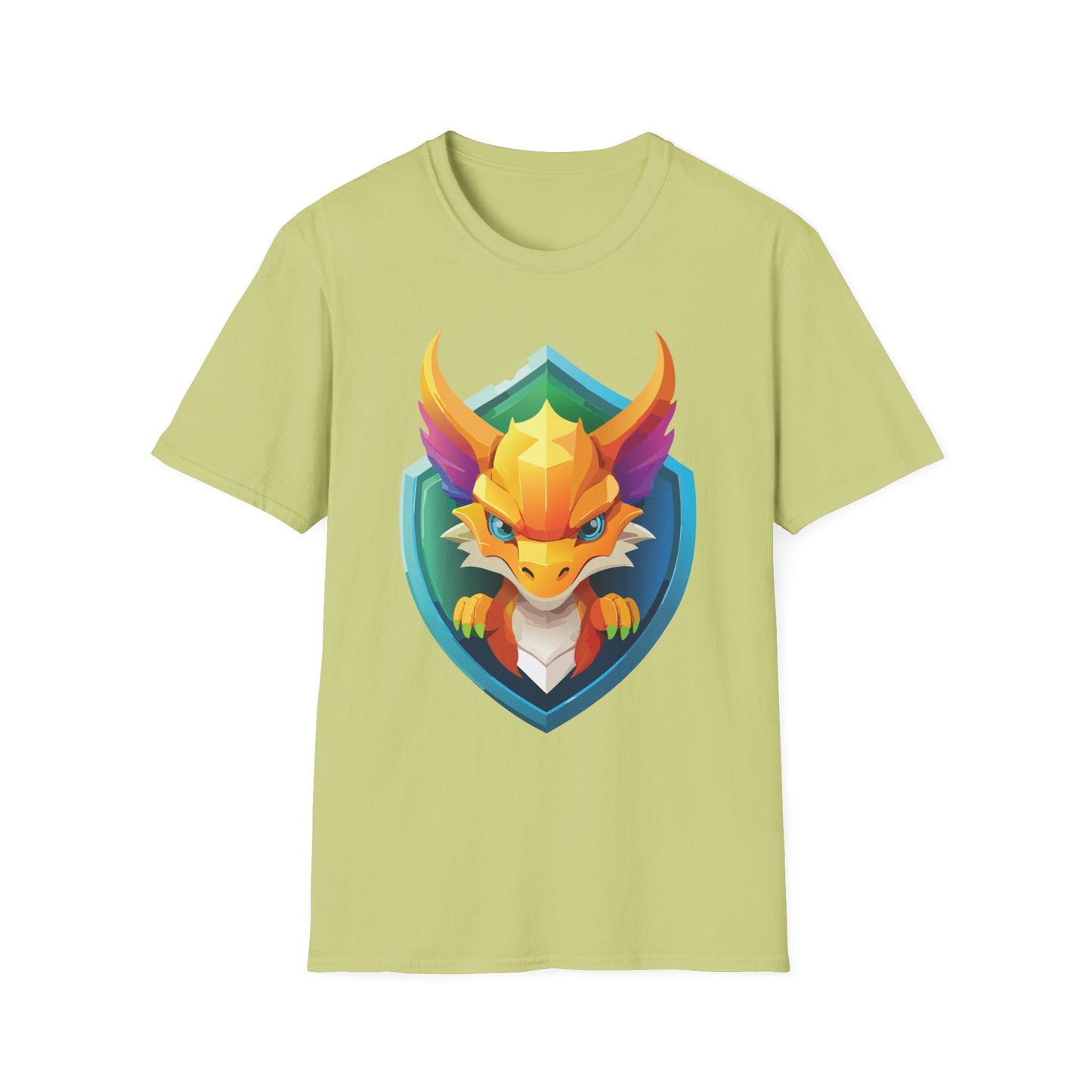 Dragon T Shirt Unisex Dragon Graphic Tee With Animal Design Soft Cotton Gildan Softstyle 64000