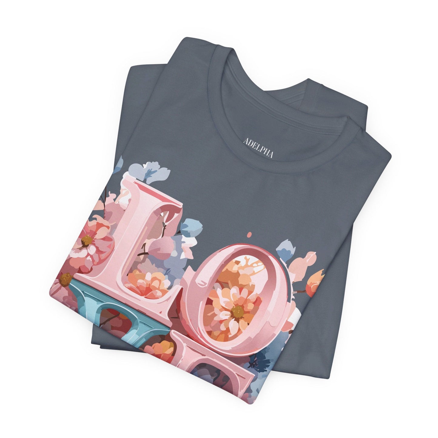 Valentine Graphic Tee Unisex Vintage Inspired Art Design Shirt Adelpha Premium Jersey Short Sleeve