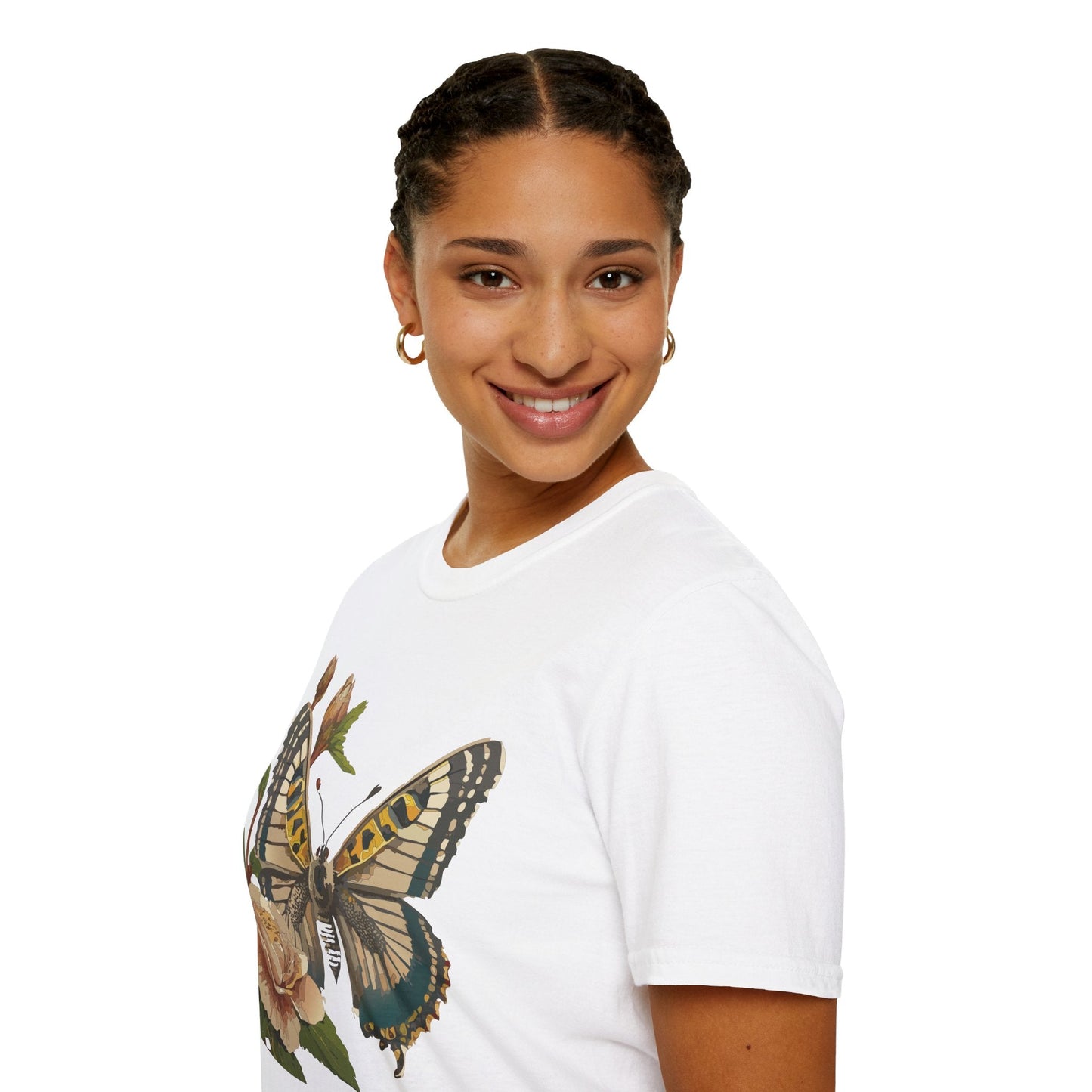 Butterfly Shirt Unisex T Shirt Monarch Butterfly Gildan Softstyle 64000 Cotton Tee