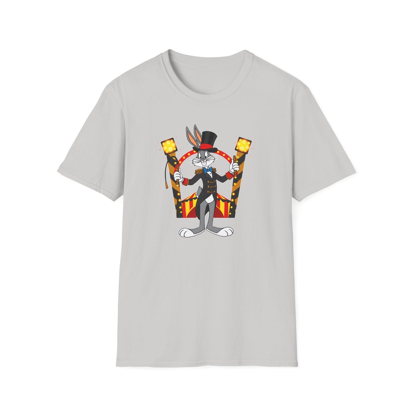 Bugs Bunny T Shirt Unisex Cartoon Tee Gildan Softstyle 64000 Tee Comfort Cotton Fabric