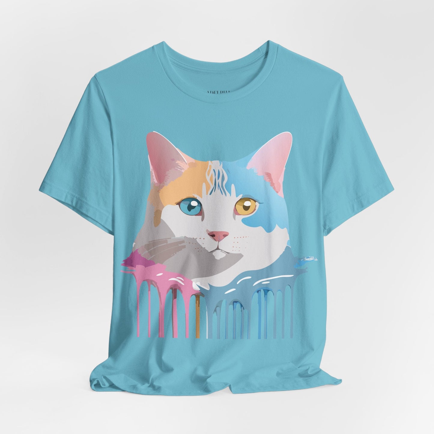 Cat Graphic Unisex 100 Cotton Vintage Design Tee 25