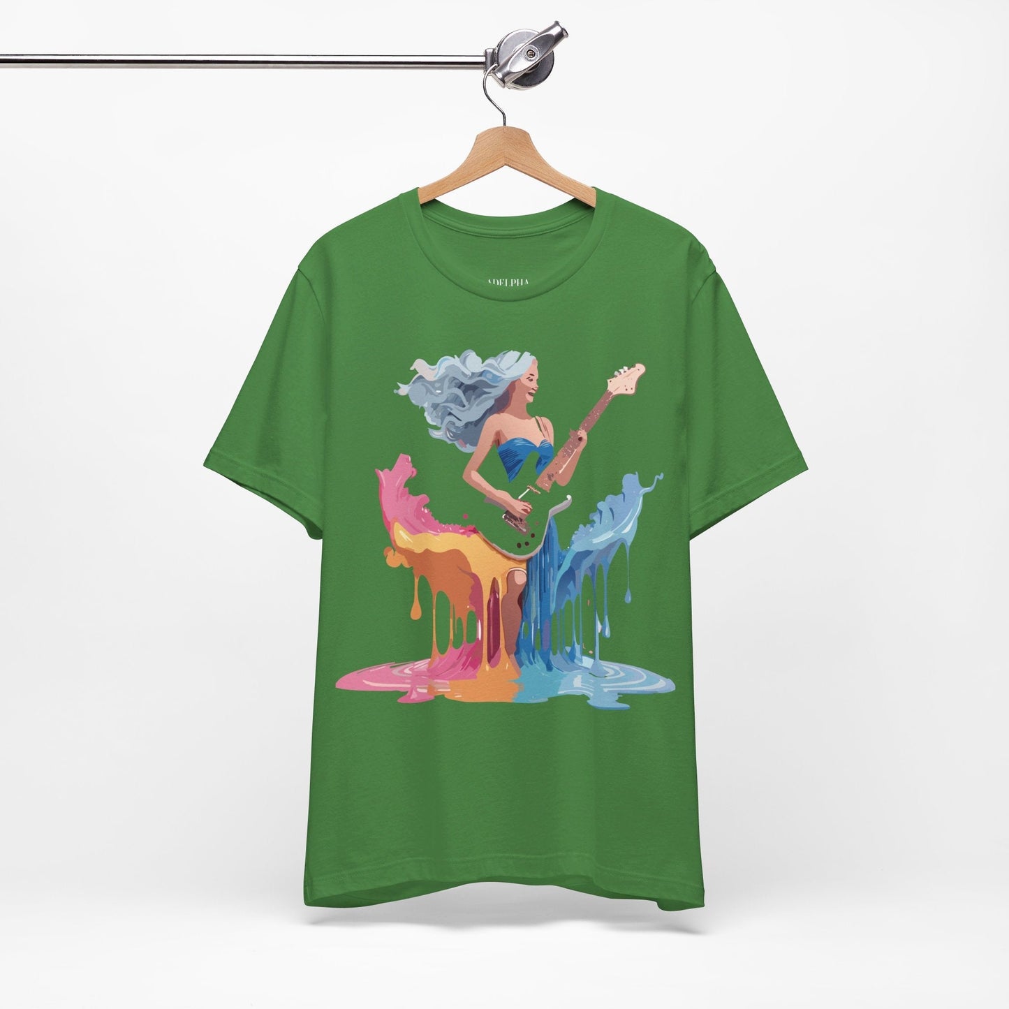 Adelpha Music T Shirt Graphic Tee Unisex Short Sleeve Vintage Inspired Artwork Casual Wear