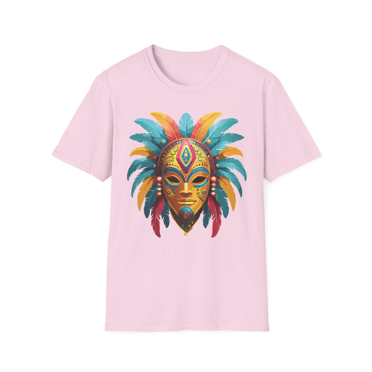 Mask Masquerade Carnival Graphic Tee Gildan Unisex 100 Cotton Tee Shirt h33