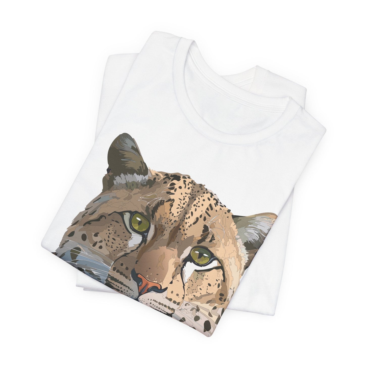 Unisex Animal Shirt With Animals Art Design Tee Short Sleeve Wildlife Print Tee Shirt