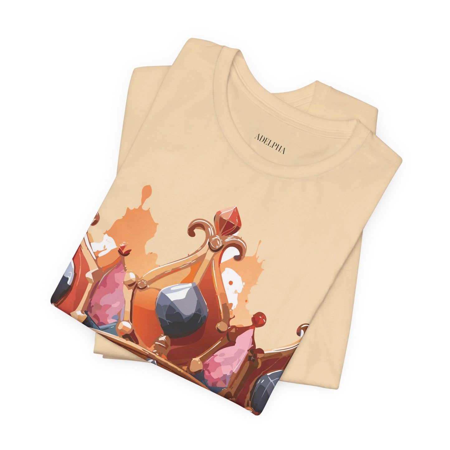 Crown Graphic Unisex 100 Cotton Vintage Artwork Tee 10