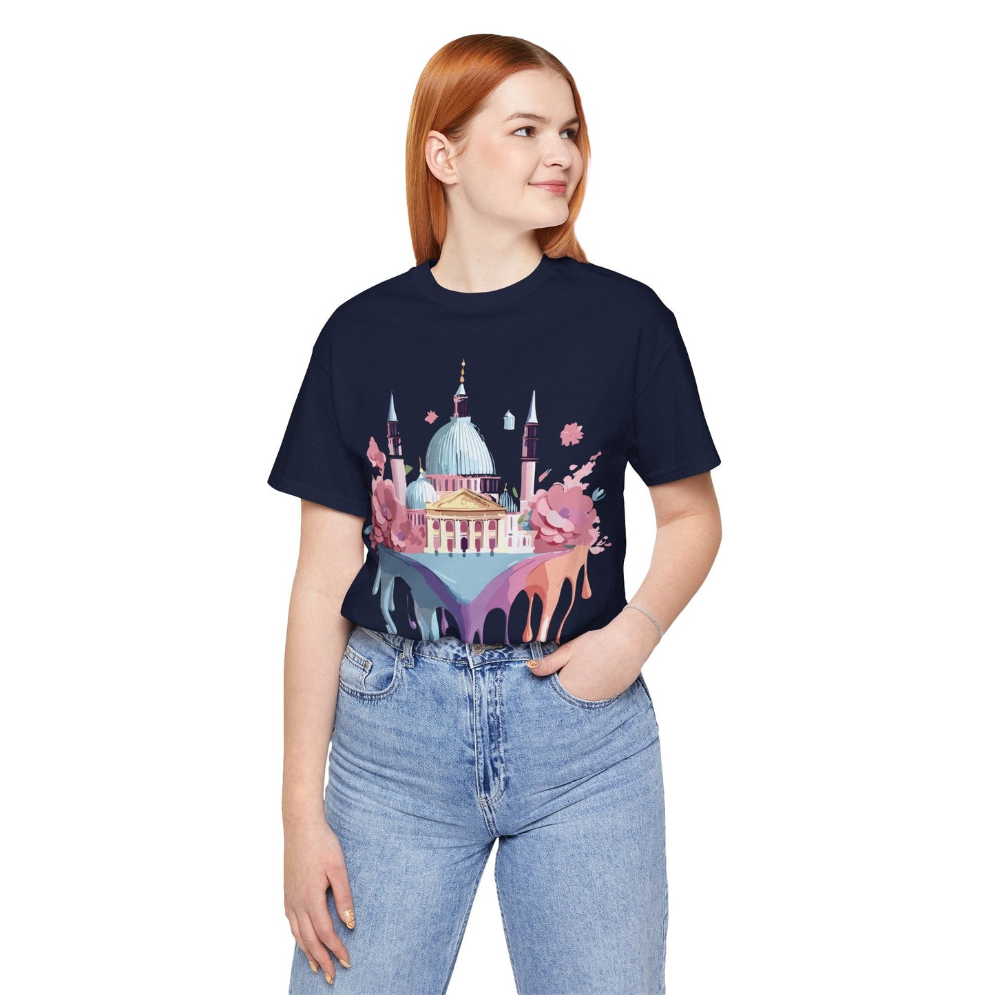 Venice Tourist Shirt Unisex Graphic Tee With Vintage Inspired Adelpha Artwork For Everyday Wear