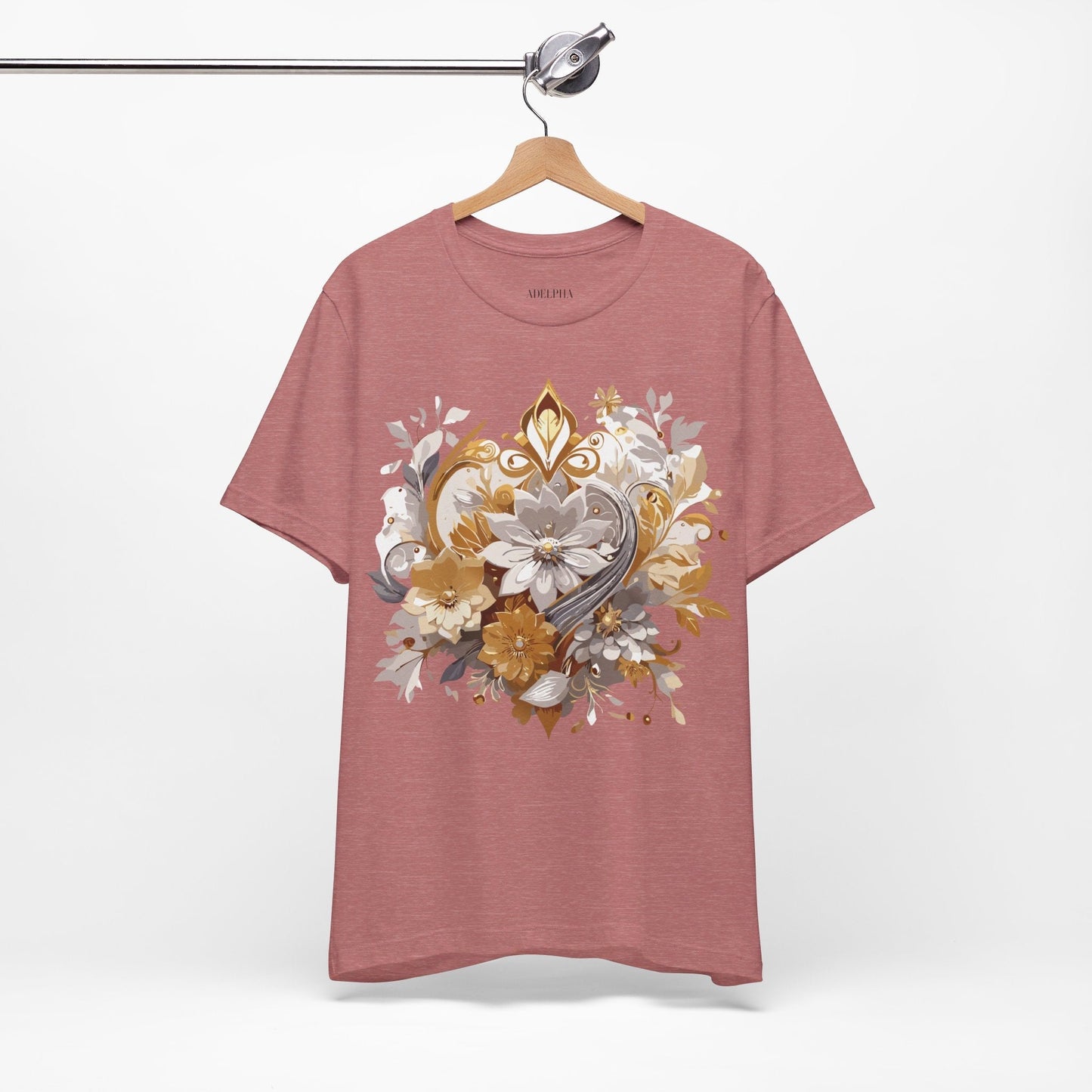 Adelpha Vintage Inspired Unisex Graphic Tee Short Sleeve Jersey Art Design Premium Casual Wear