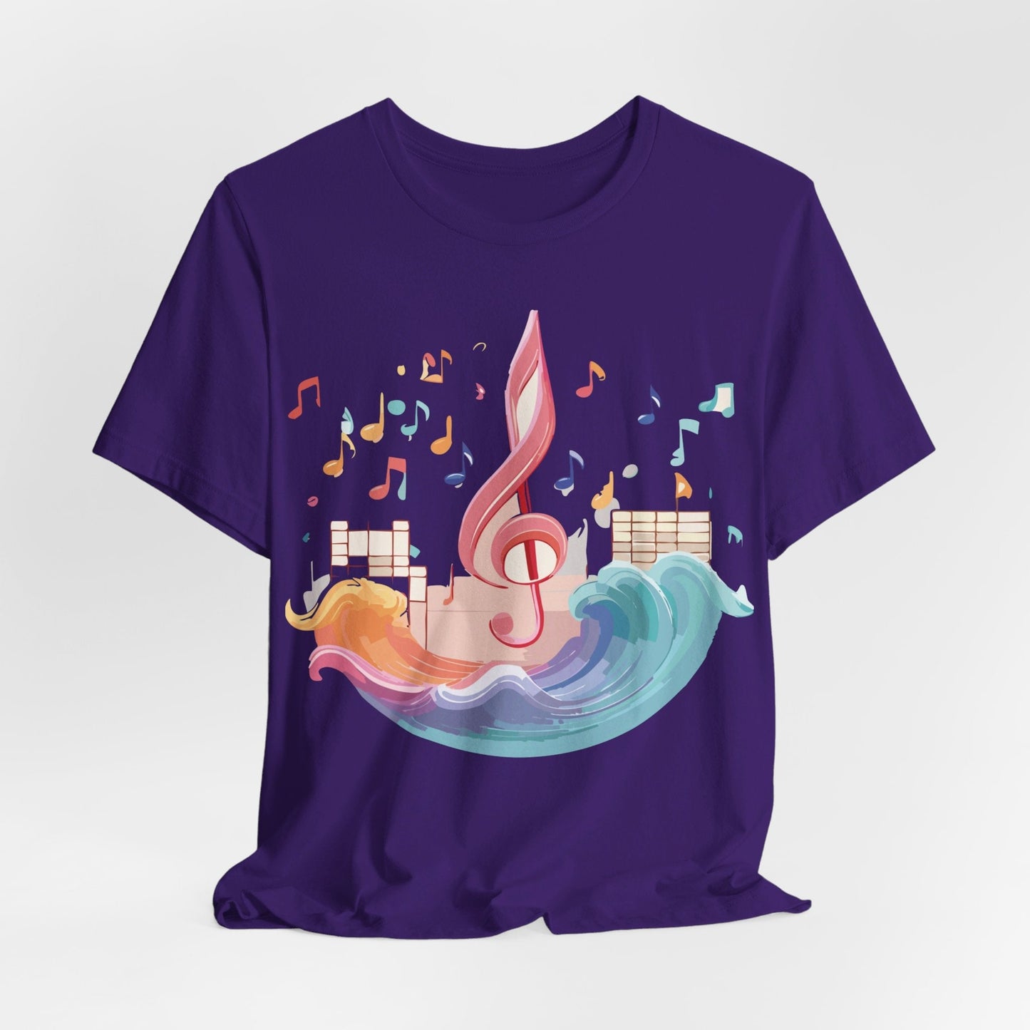 Adelpha Music Graphic T Shirt Unisex Short Sleeve Tee Vintage Inspired Art Design Premium