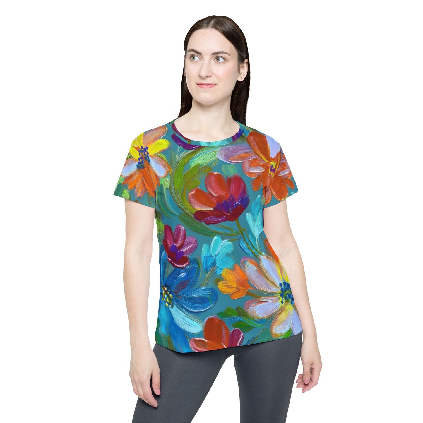 Floral Print Shirt, Shirt with Flowers