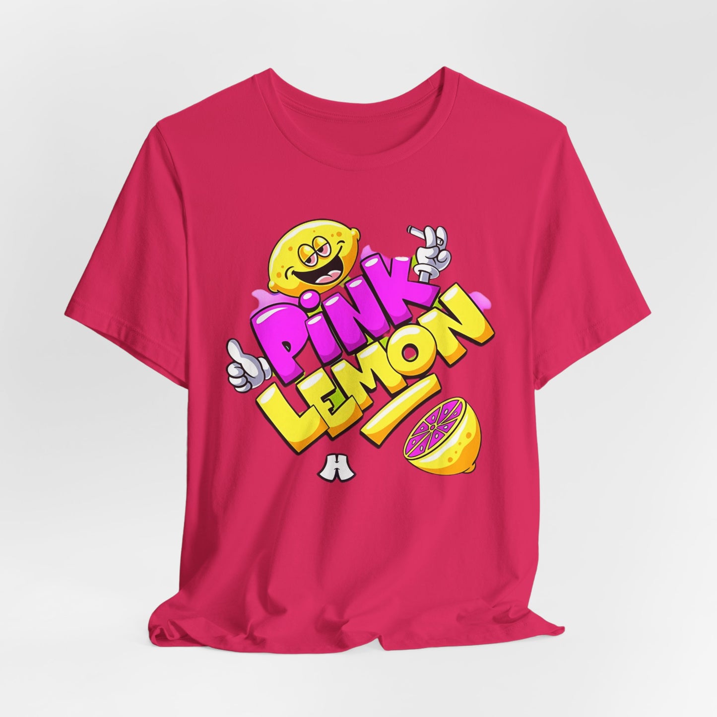 Lemon Graphic Tee, Graphic T-Shirt, Funny Lemon Shirt, Cute Cartoon Tees, Art T-Shirt, Art Design Tees