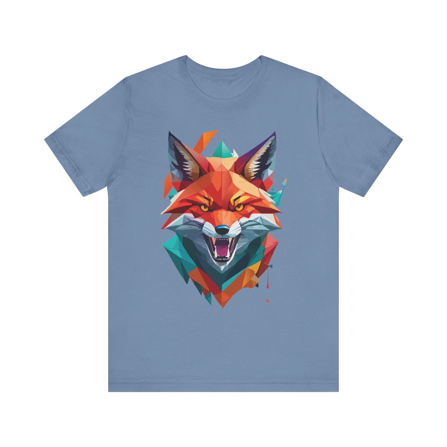 Unisex Animal Print Tee Shirt With Wild Animals Art Design For Men Women Soft Cotton