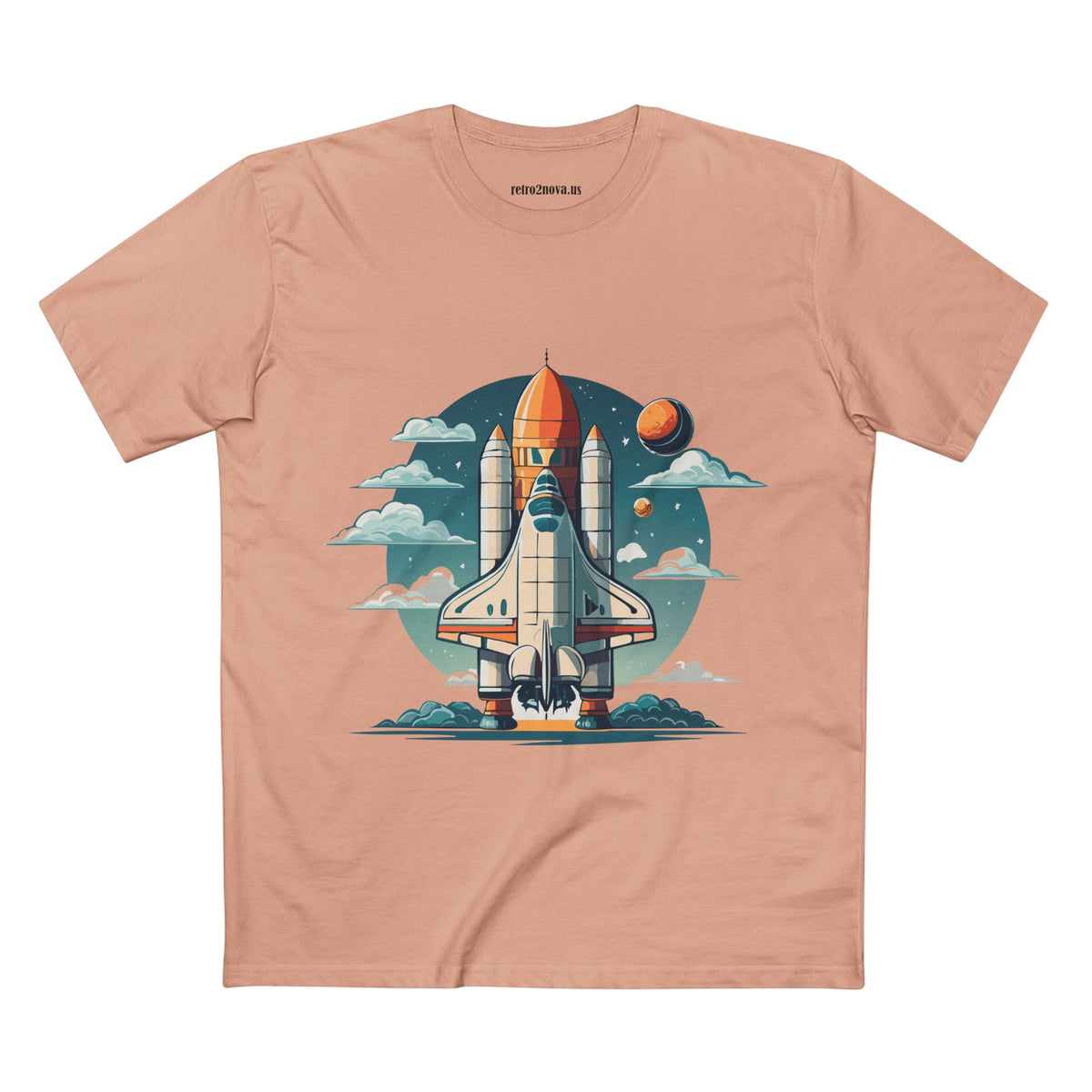 Cosmos Shuttle Graphic Tee Staple Unisex 100 Cotton Tee Shirt - CS-1