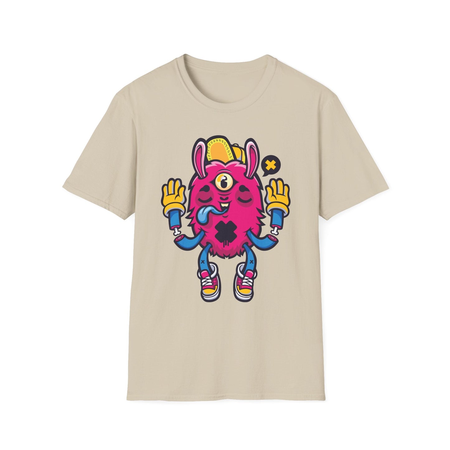Cartoon T Shirt Animation T Shirt Funny Tee Unisex Softstyle 64000 Gildan Cotton Tee