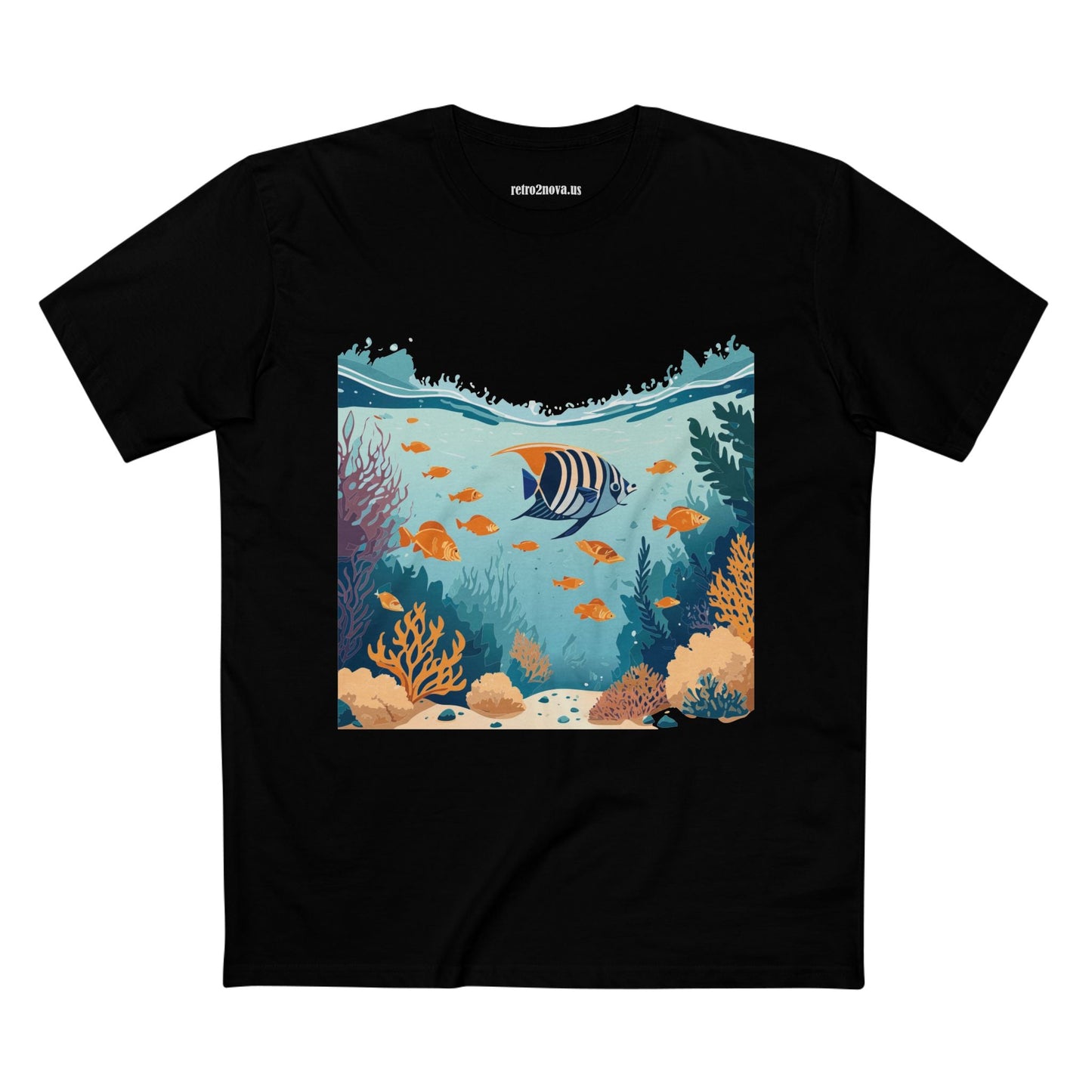Ocean Pacific Unisex Premium Cotton Art Tee OP 7 Original Design Retro2Nova Collection