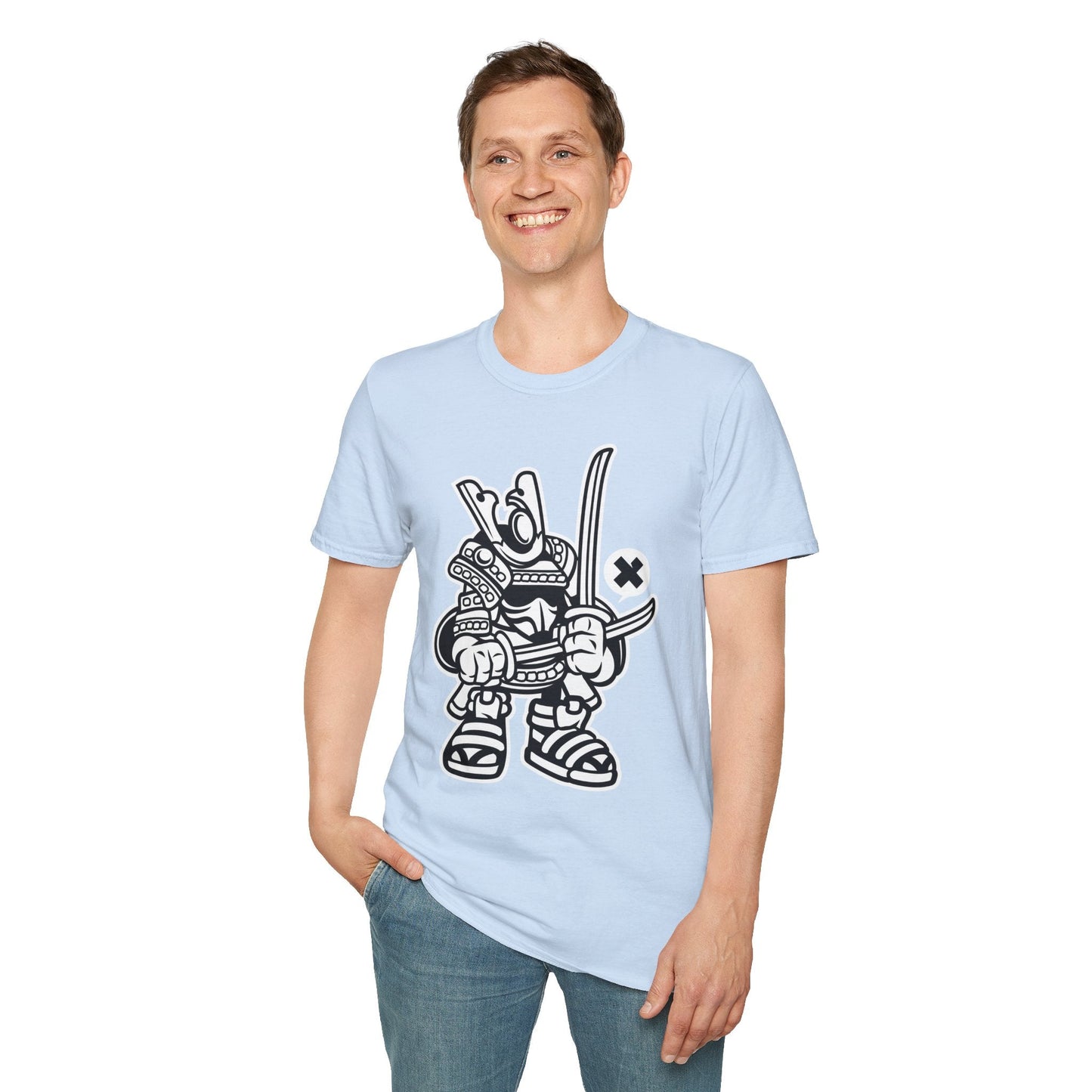 Cartoon T Shirt Unisex Animation Tee Funny Tee Gildan Softstyle 64000 100 Percent Cotton